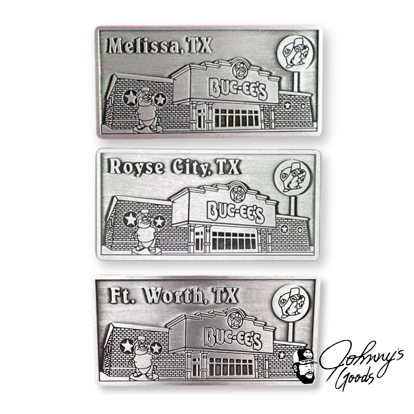 Buc-ee's Silver Magnet buc ees buc ee's bucees buccees buc-ees