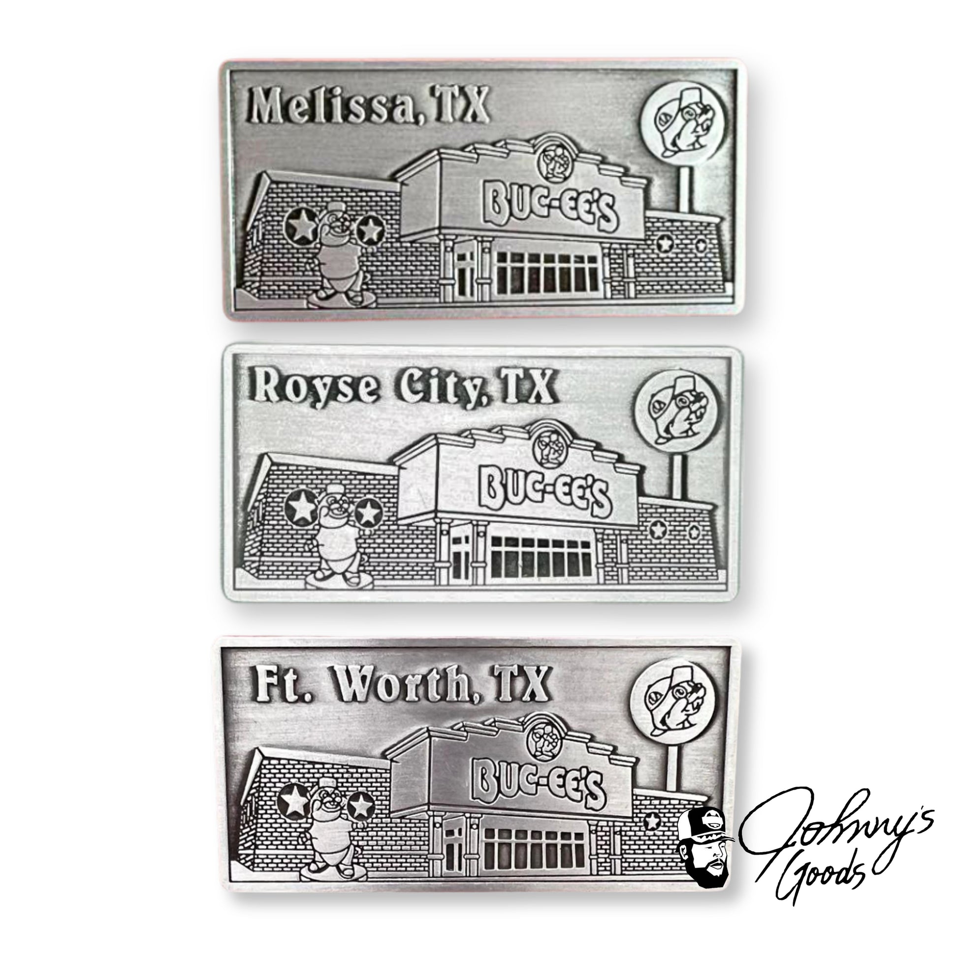 Buc-ee's Silver Magnet buc ees buc ee's bucees buccees buc-ees