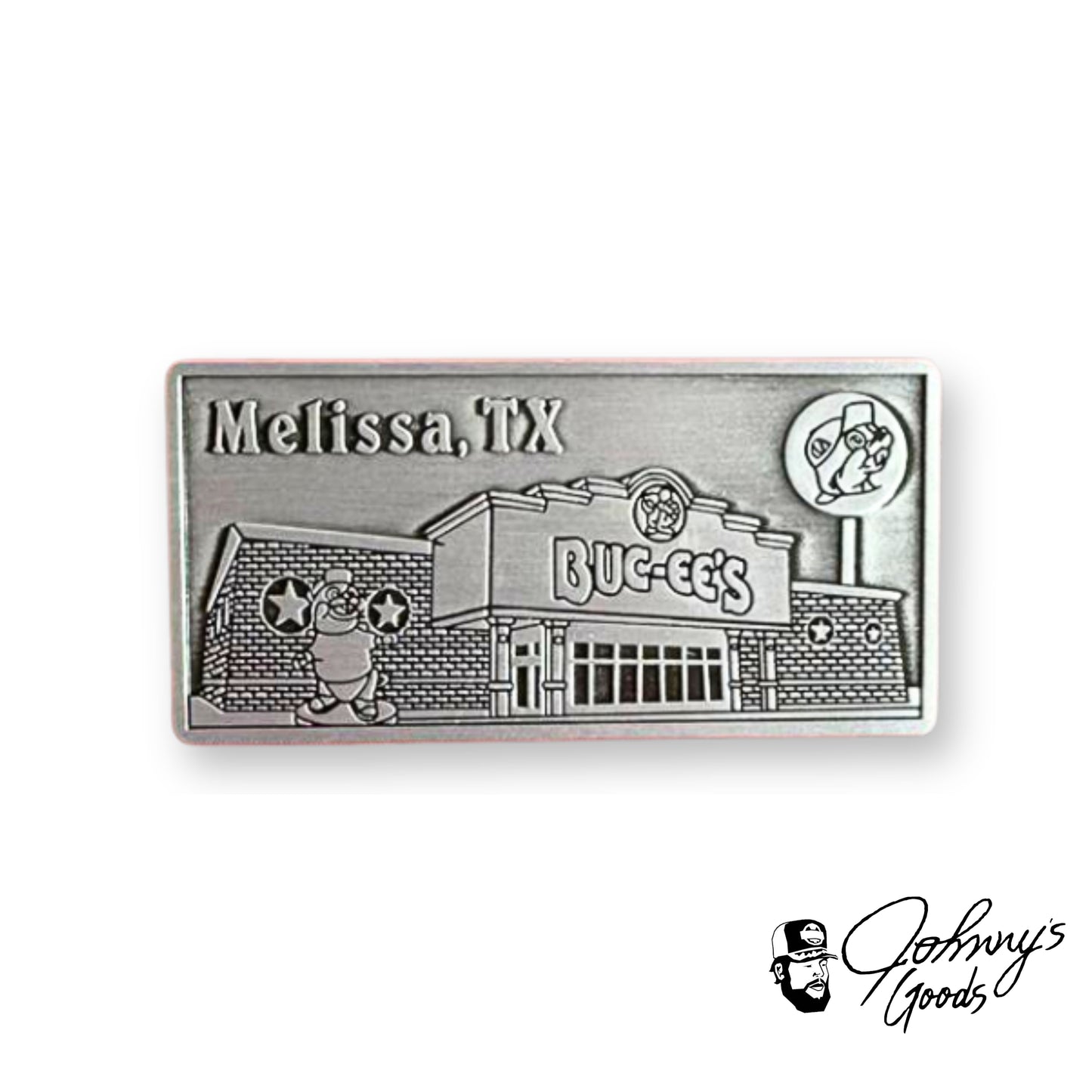 Buc-ee's Silver Magnet buc ees buc ee's bucees buccees buc-ees