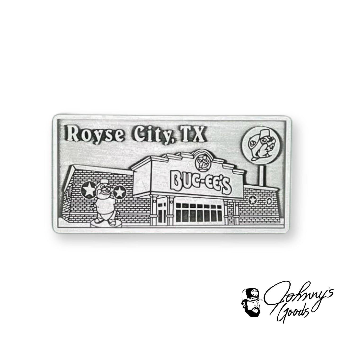 Buc-ee's Silver Magnet buc ees buc ee's bucees buccees buc-ees