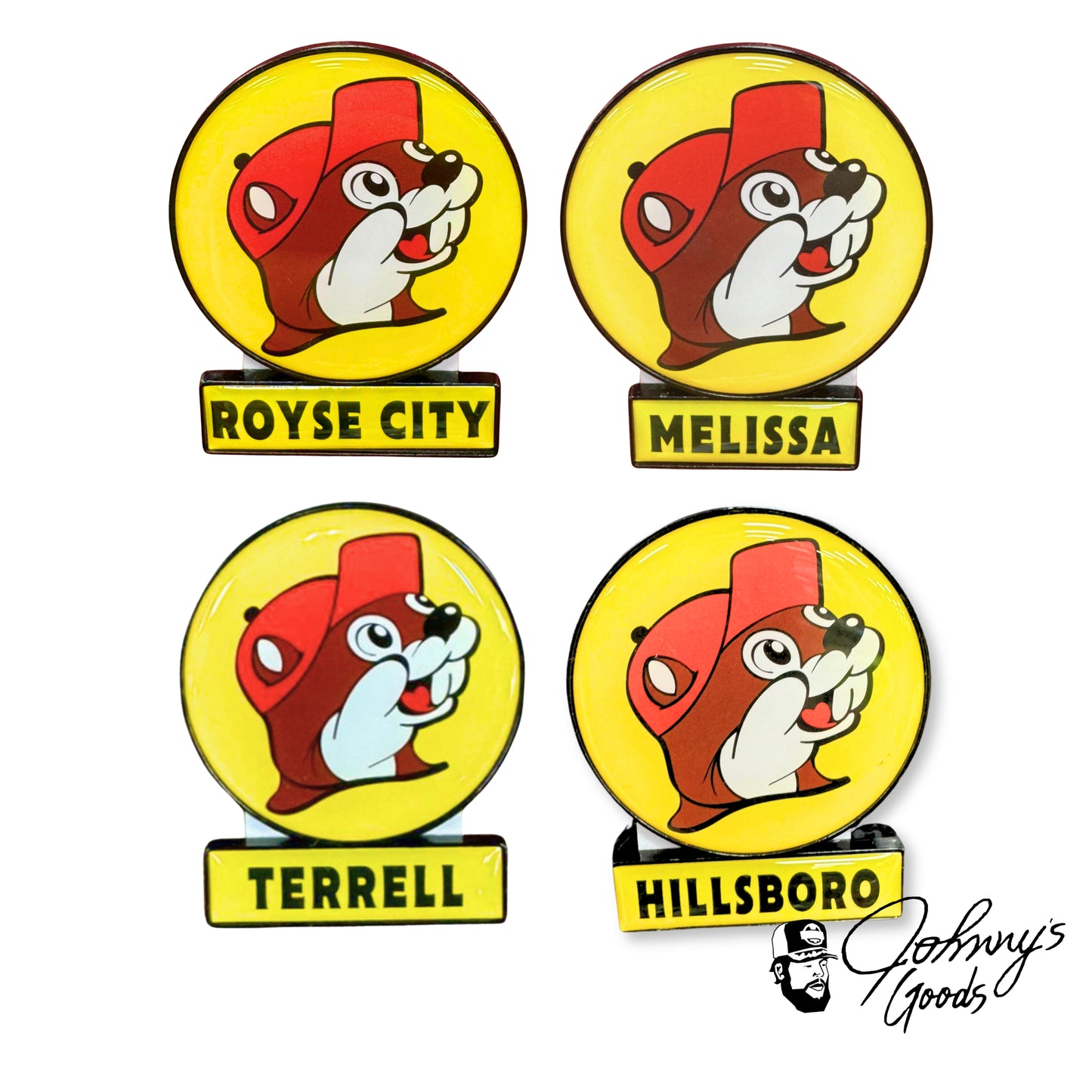 Buc-ee's Texas Magnet Beaver Logo
