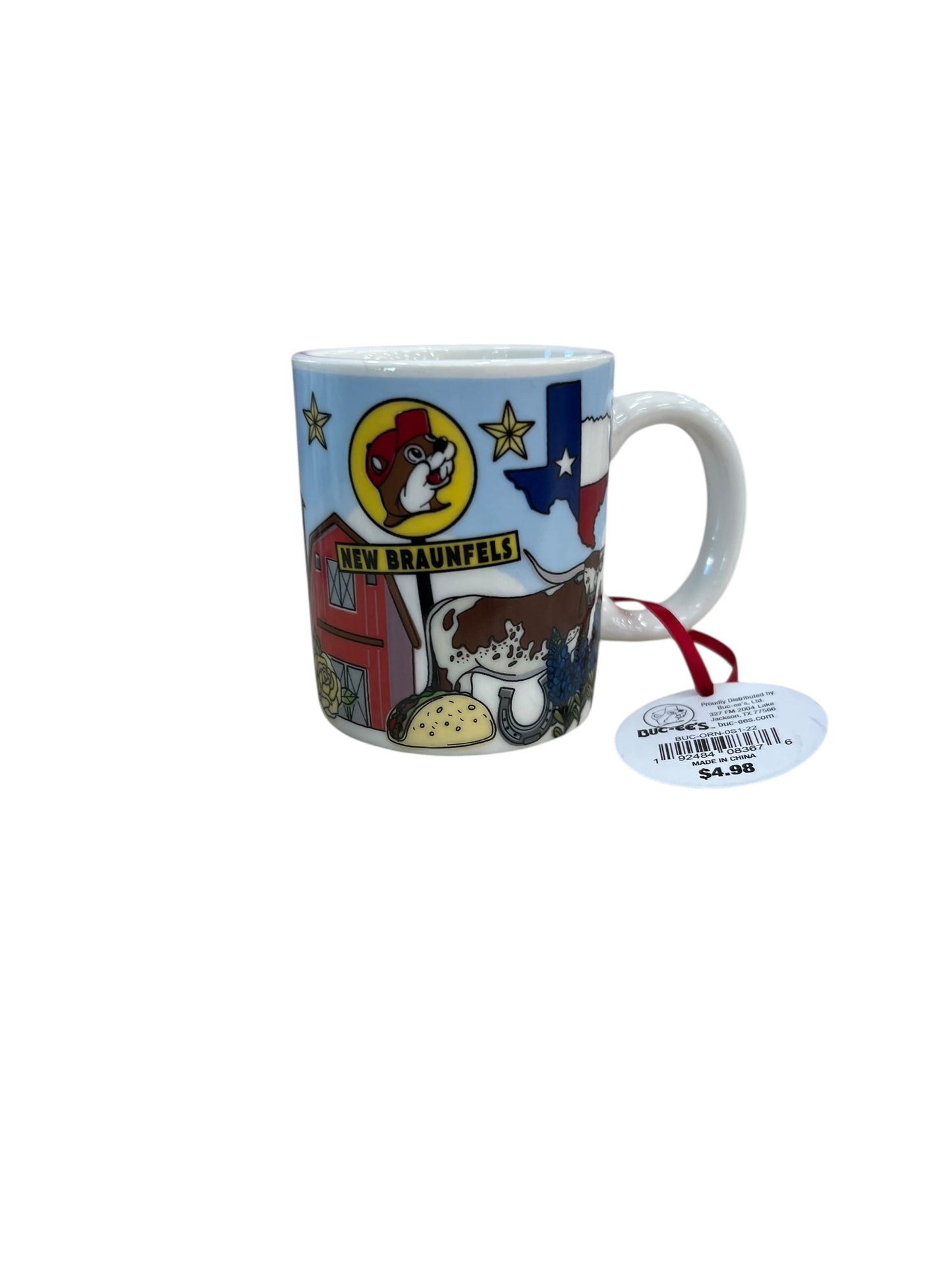 Buc-ee’s Location Ornament Mug – Collectible Texas Series