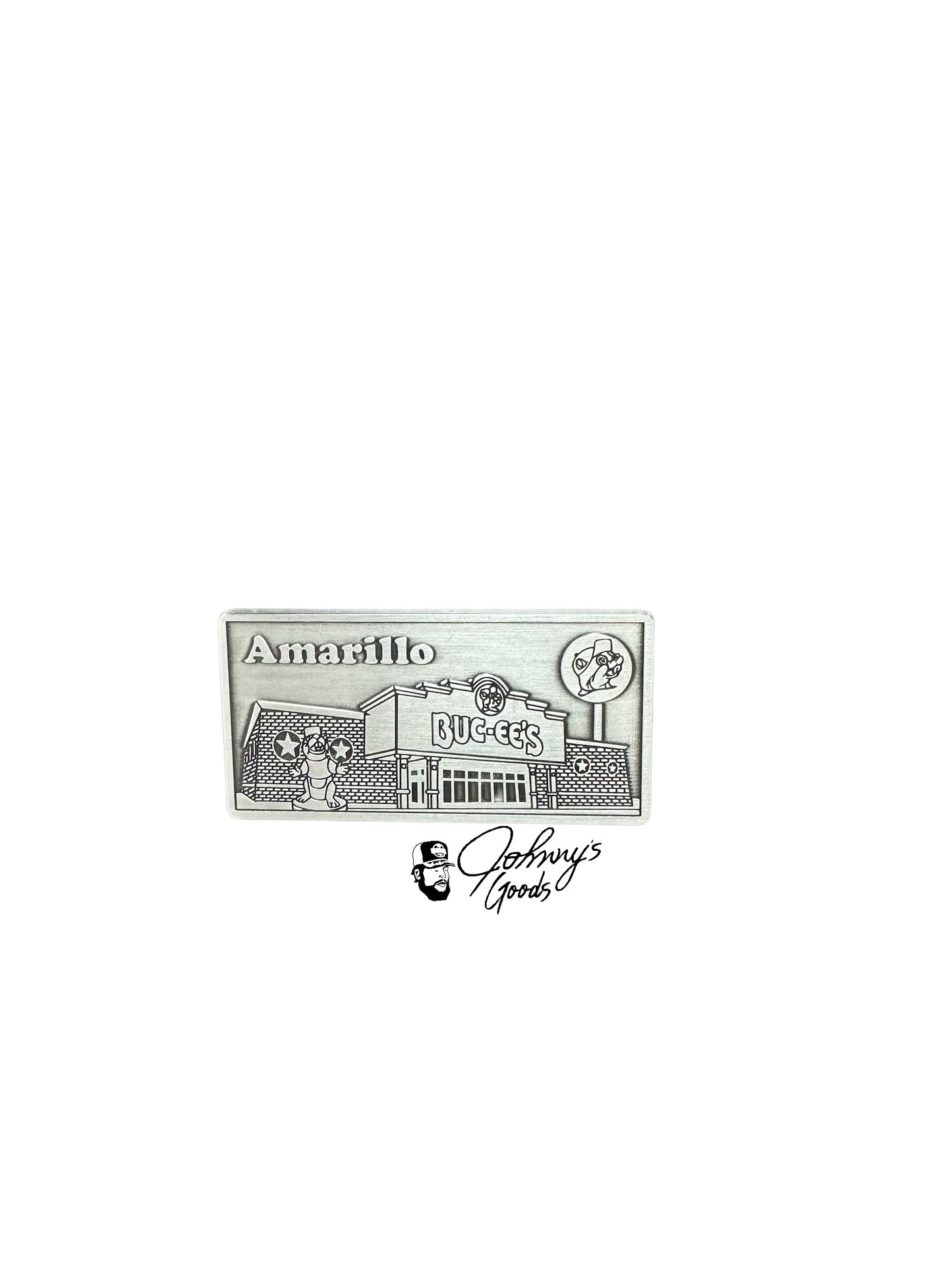 Buc-ee's Silver Magnet