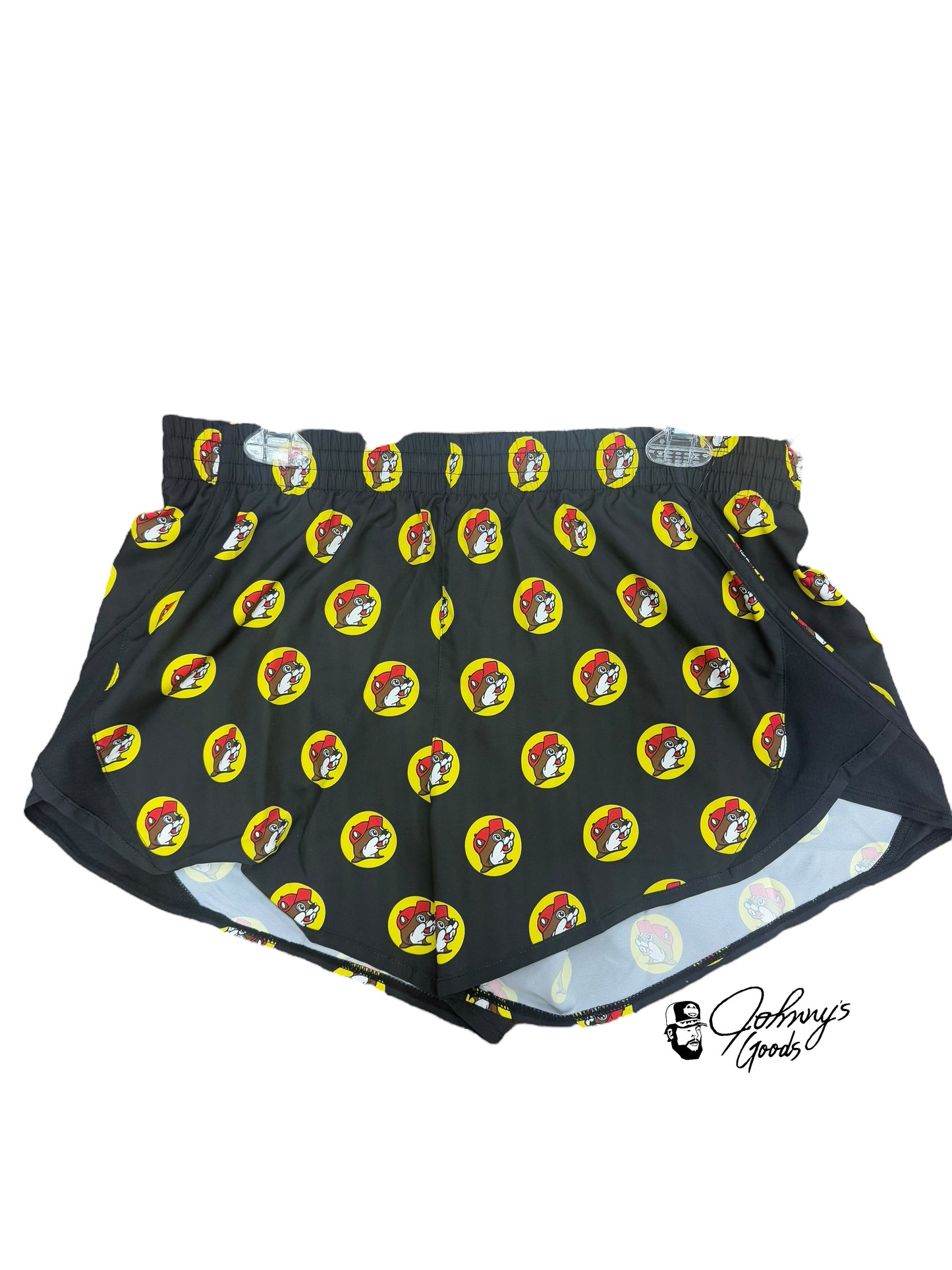 Buc-ee’s Women’s Track Shorts Elastic Thin Waistband Logo