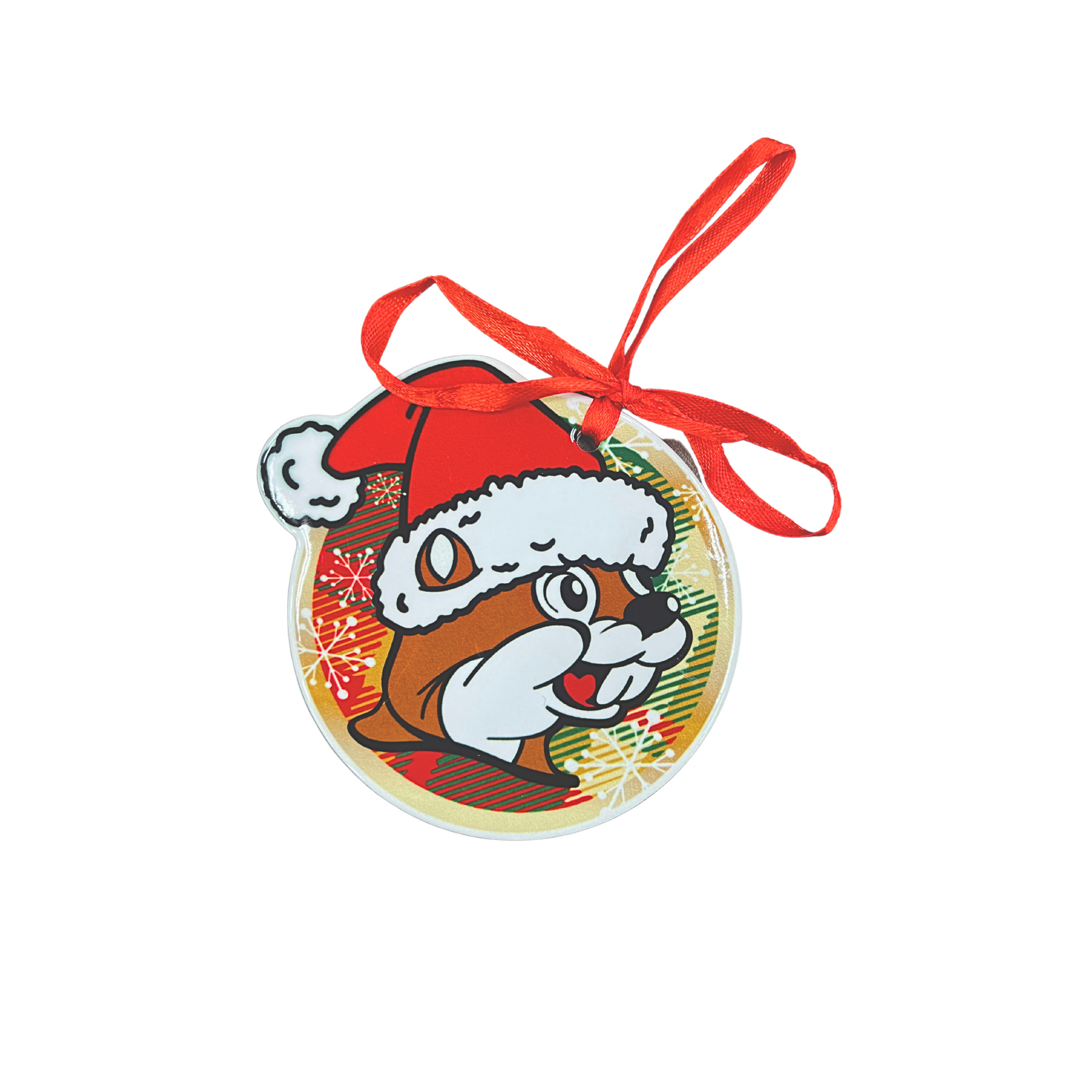 Buc-ee's Christmas Flat Ceramic Ornaments buc ees buc ee's bucees buccees buc-ees