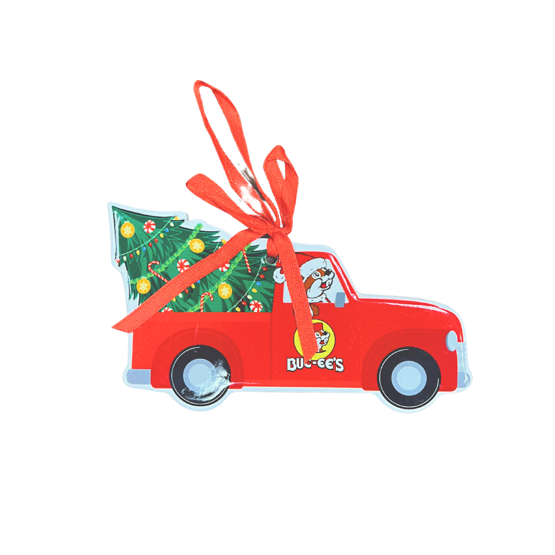 Buc-ee's Christmas Flat Ceramic Ornaments buc ees buc ee's bucees buccees buc-ees