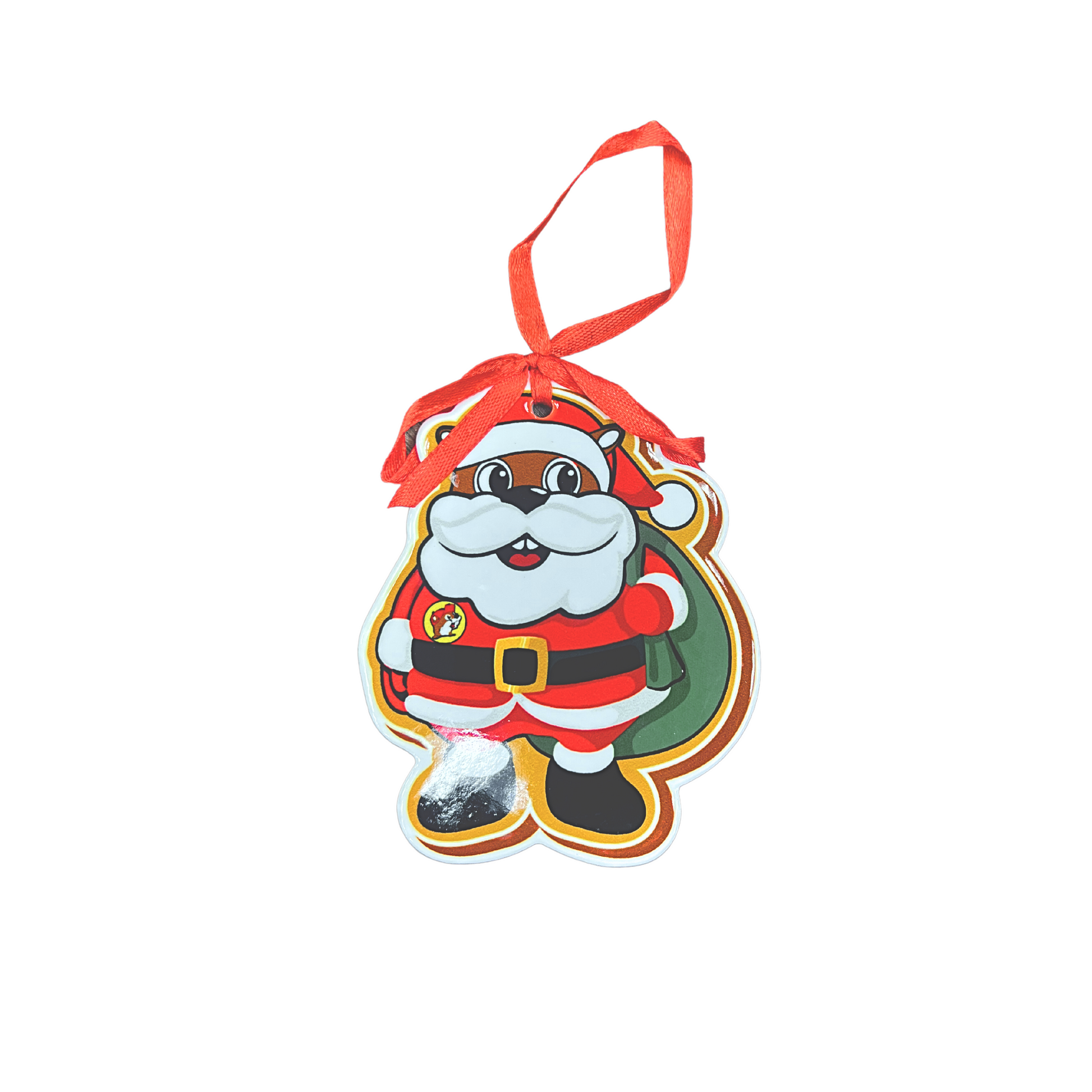 Buc-ee's Christmas Flat Ceramic Ornaments buc ees buc ee's bucees buccees buc-ees