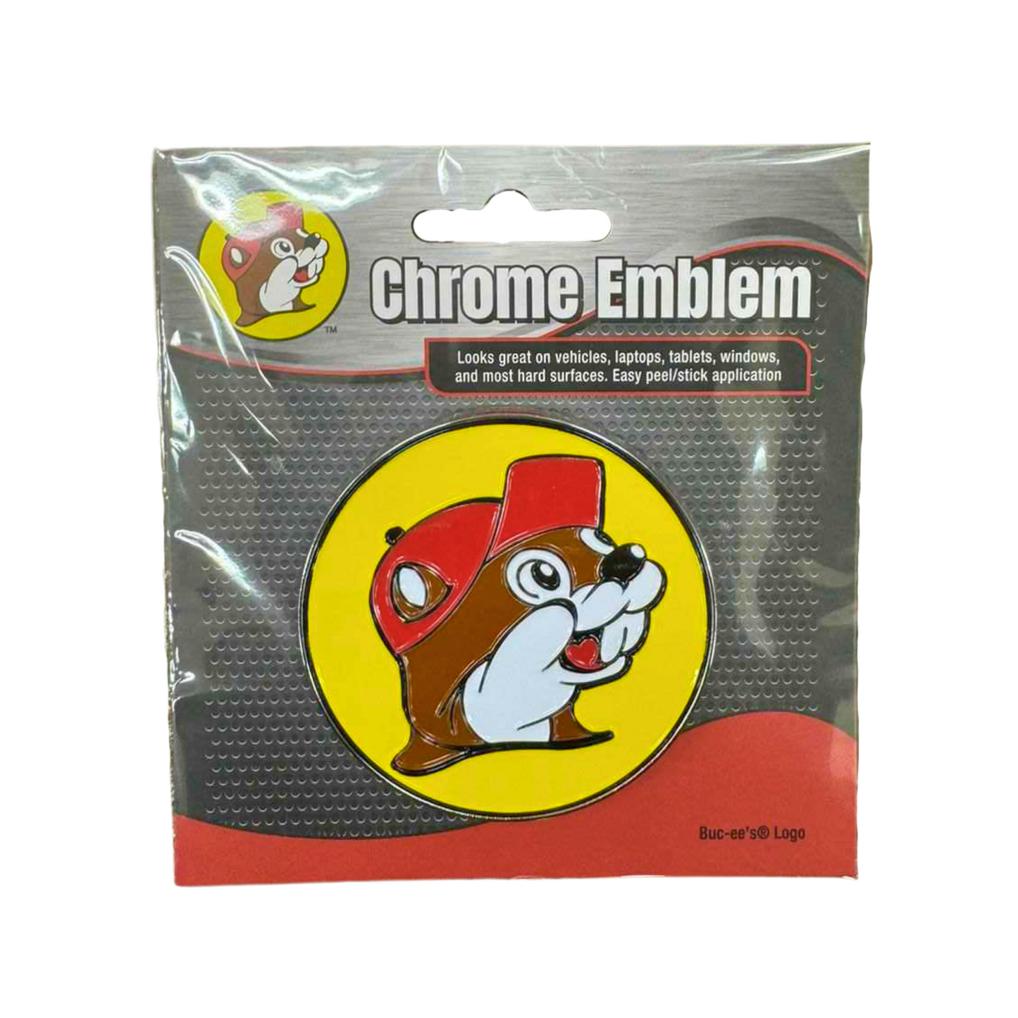 Buc-ee's Chrome Emblem buc ees buc ee's bucees buccees buc-ees