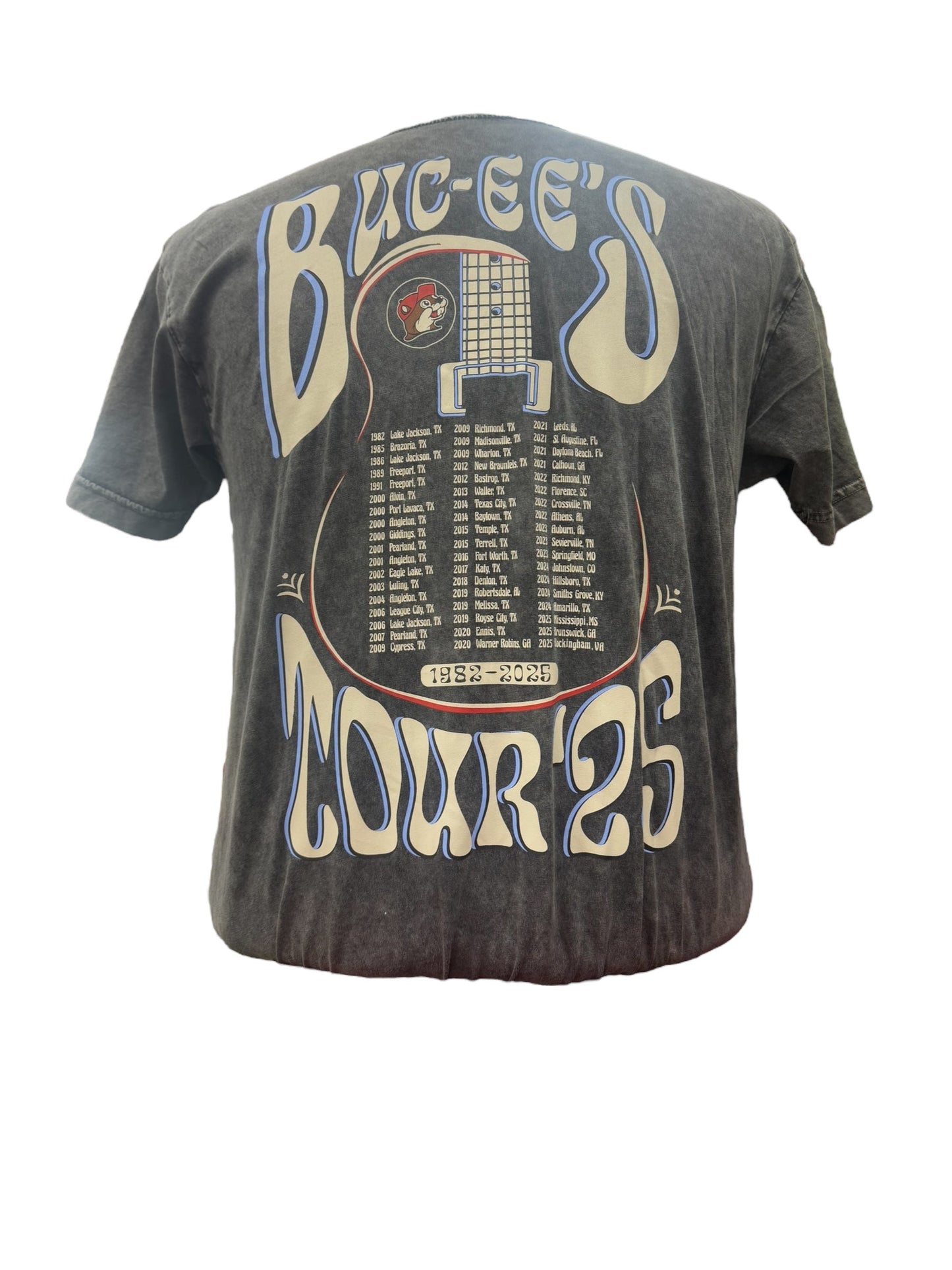 Buc-ee’s 2025 Tour TShirt Grey