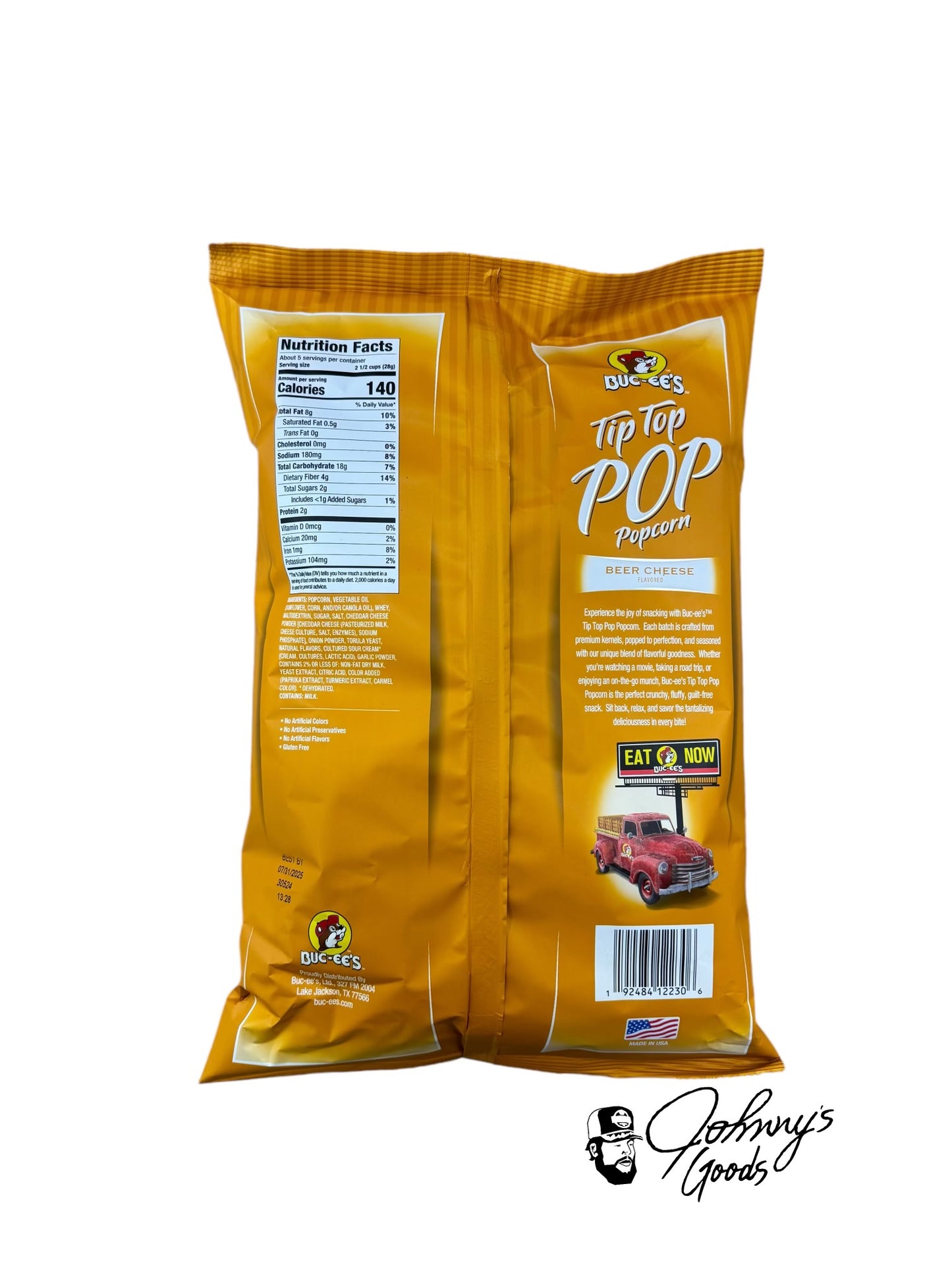 Buc-ee’s Tip Top Popcorn – Delicious Popcorn in 8 Flavor Varieties (Butter, White Cheddar, Dill Pickle & More)