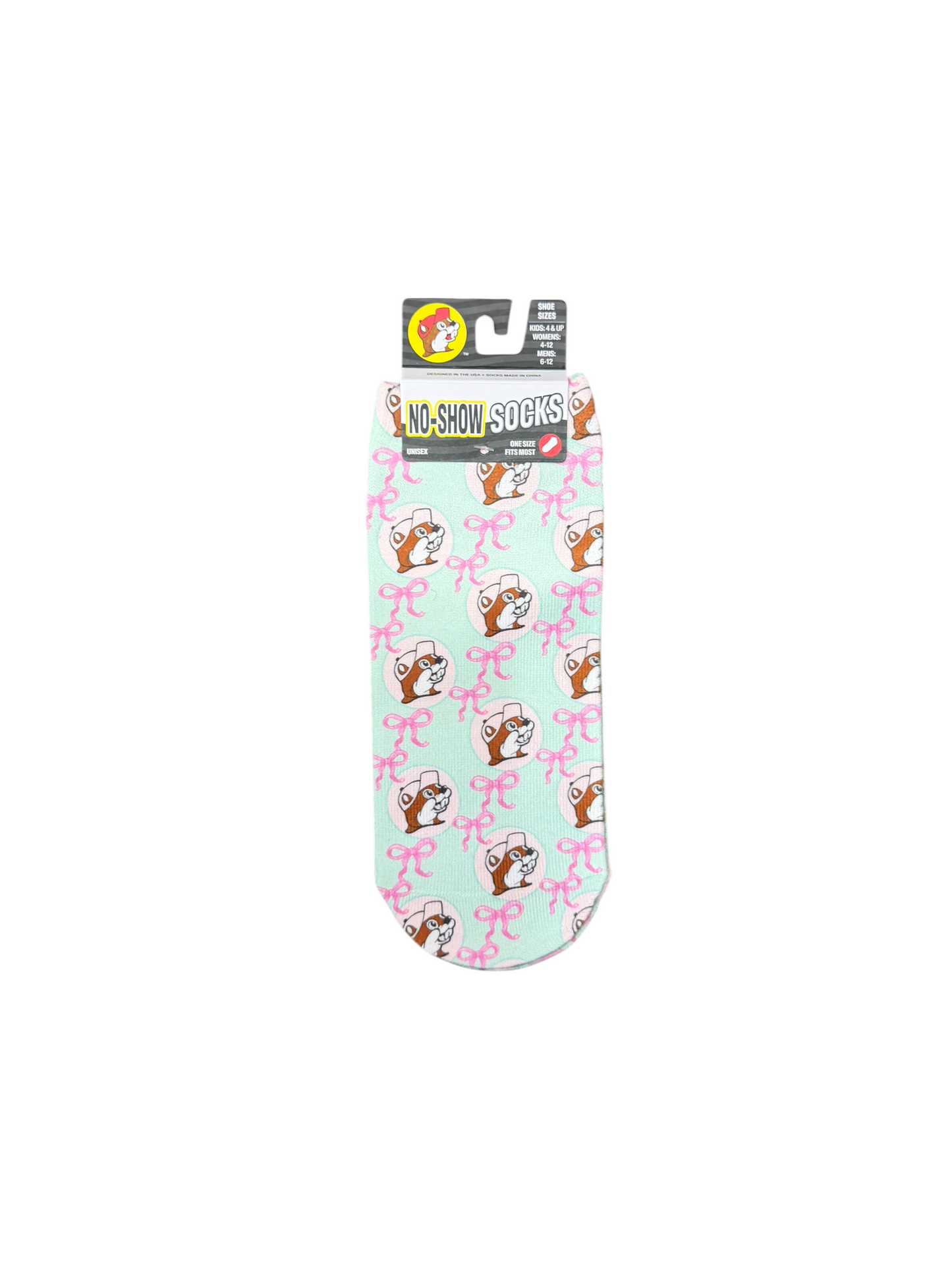 Buc-ee's No-Show "One-Size Fits Most" Socks
