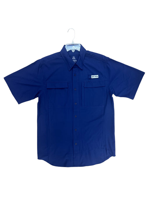 Buc-ee’s Men’s Fishing Button Down -Breathable-Quick Dry-50 UPF