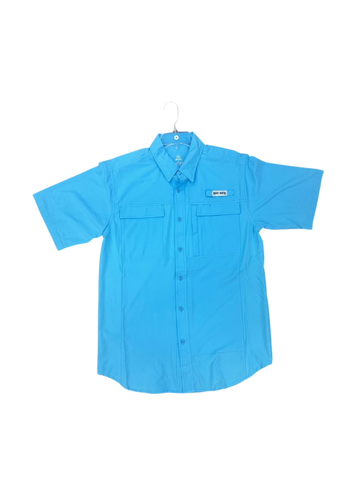 Buc-ee’s Men’s Fishing Button Down -Breathable-Quick Dry-50 UPF