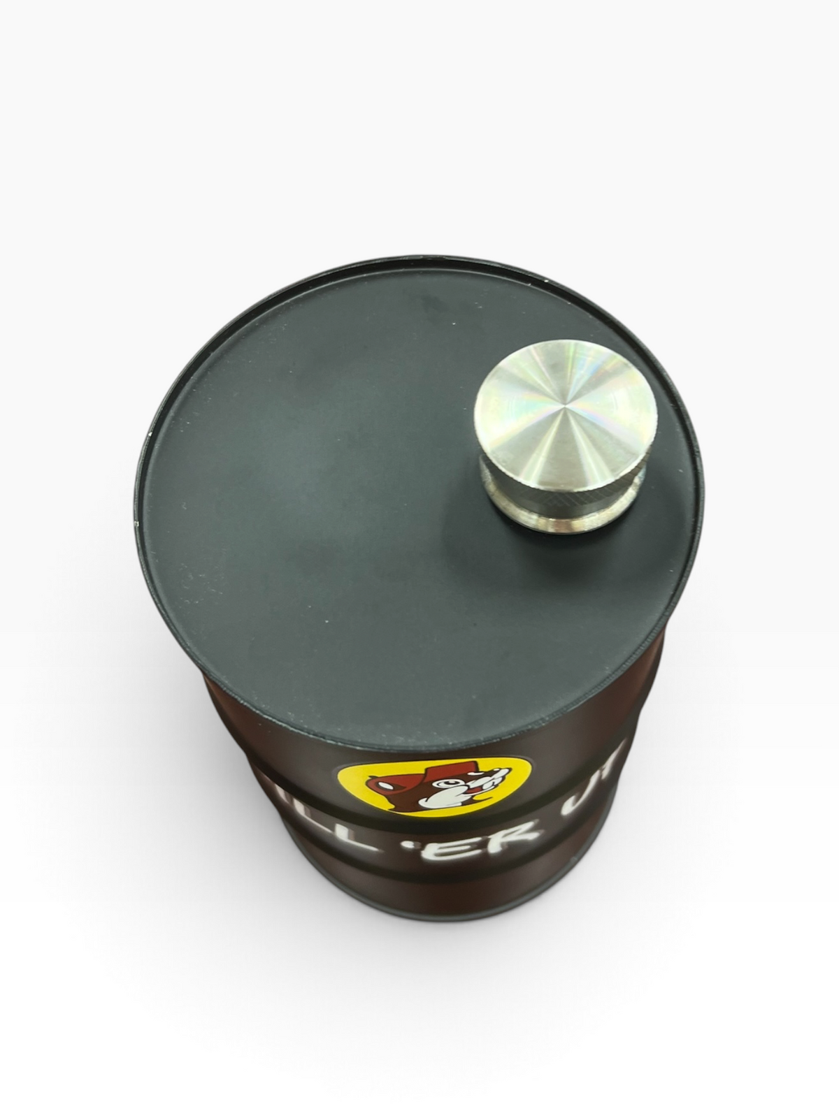 Buc-ee’s Fill ’Er Up Barrel Flask
