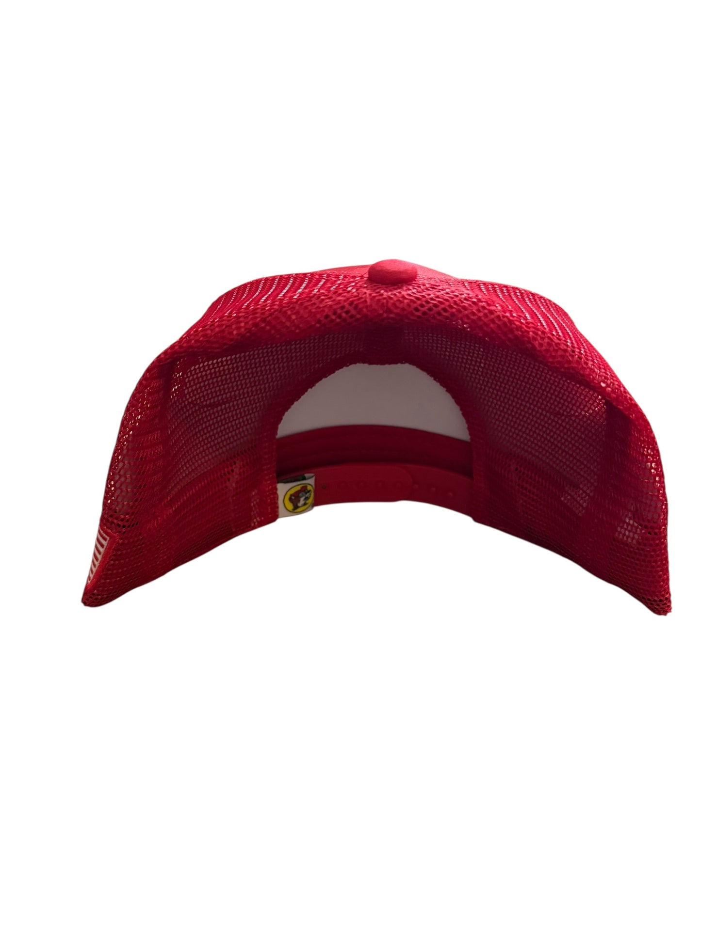 Buc-ee’s Red Camo Trucker Hat with American Flag