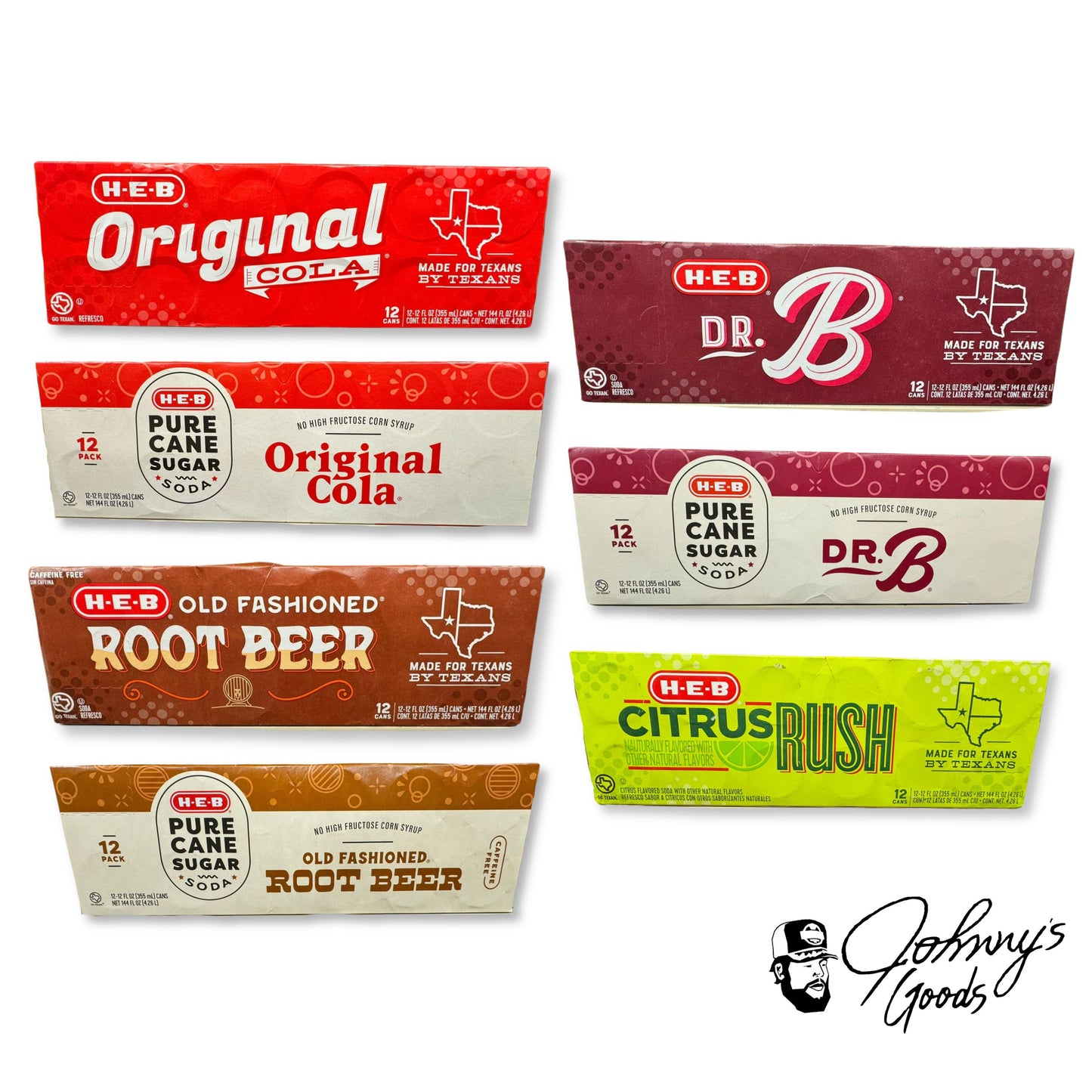 Heb soda can 12 pack flavor sugar cola sweet