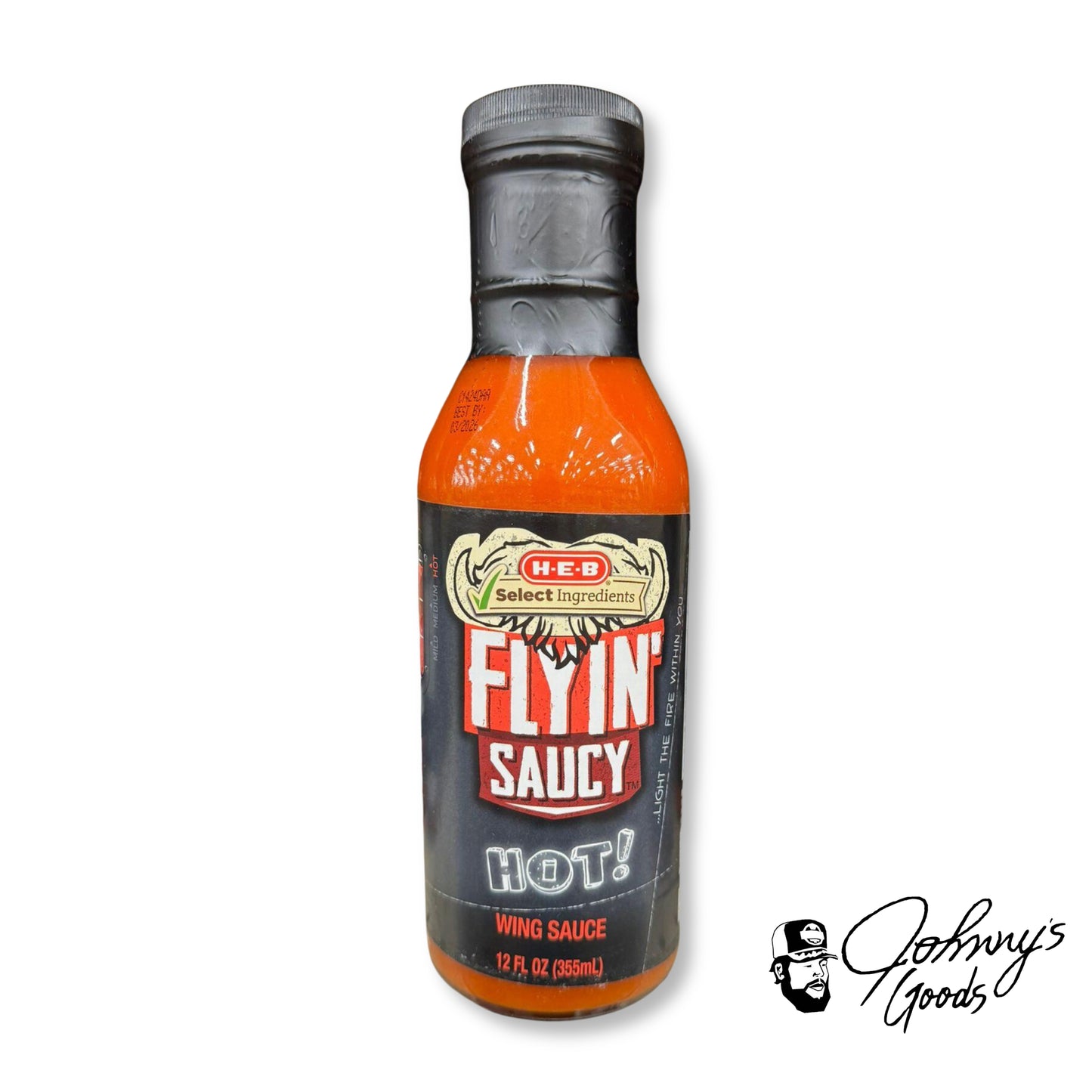 HEB Flyin' Saucy Wing Sauce h-e-b texas sauces hot heat wing sauces condiments