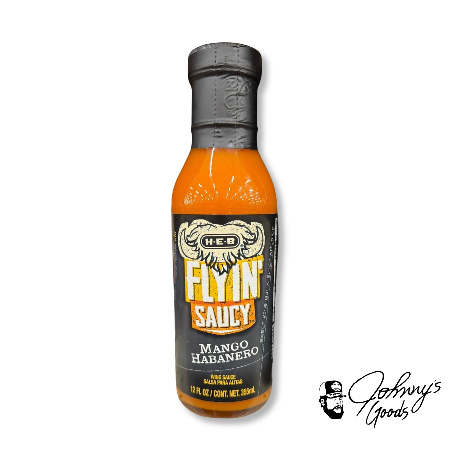 HEB Flyin' Saucy Wing Sauce h-e-b texas sauces mango habanero sauces flavor