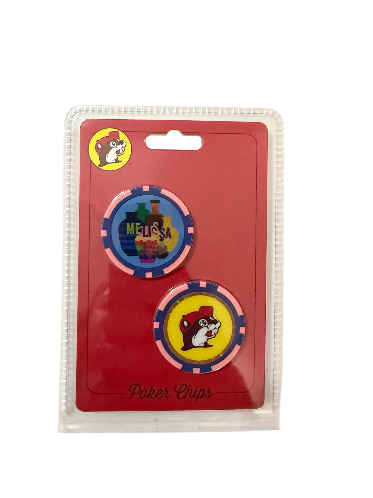 Buc-ee’s Location Poker Chips – 2-Pack Collectible Set