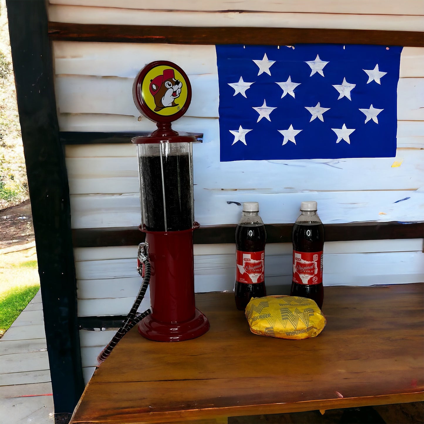Buc-ee’s Dispenser, Gas Pump Drink Dispenser, Buc-ee’s Drink Dispenser, 34oz Drink Dispenser, Buc-ee’s Merchandise
