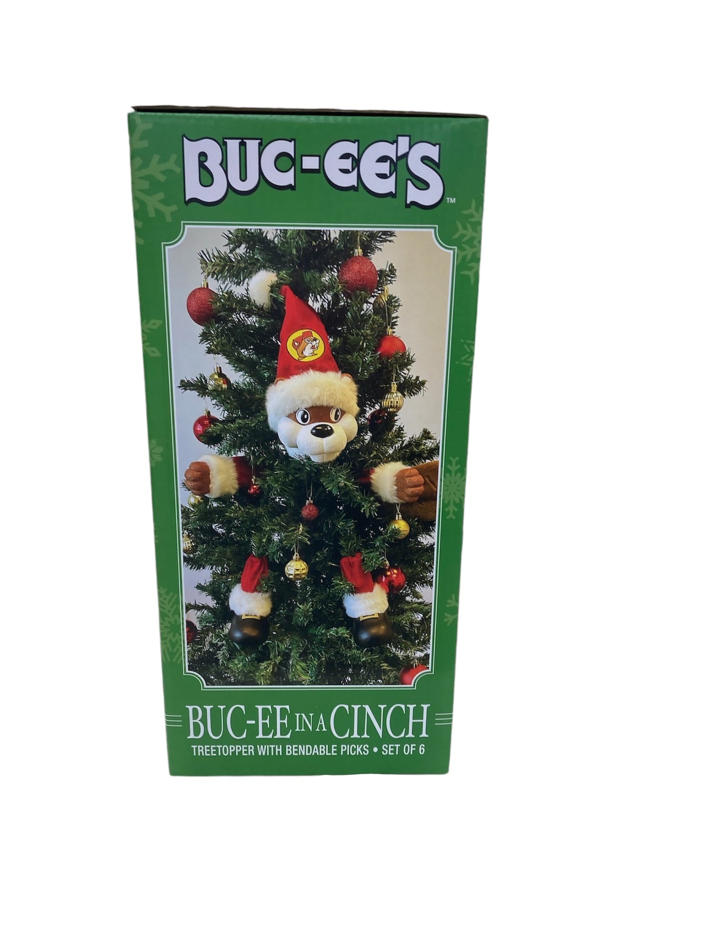 Buc-ee’s Christmas Treetopper with Bendable Picks