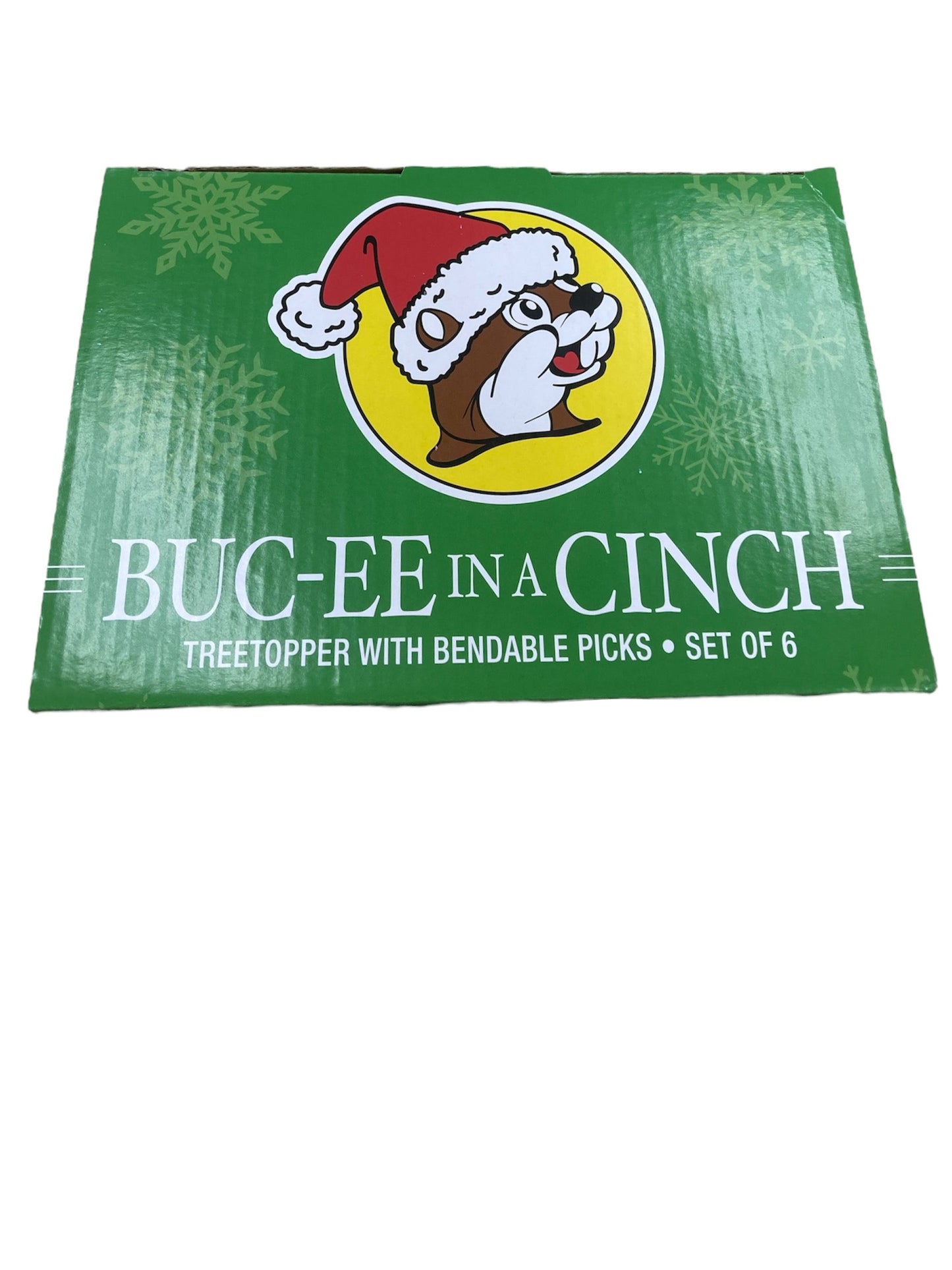 Buc-ee’s Christmas Treetopper with Bendable Picks