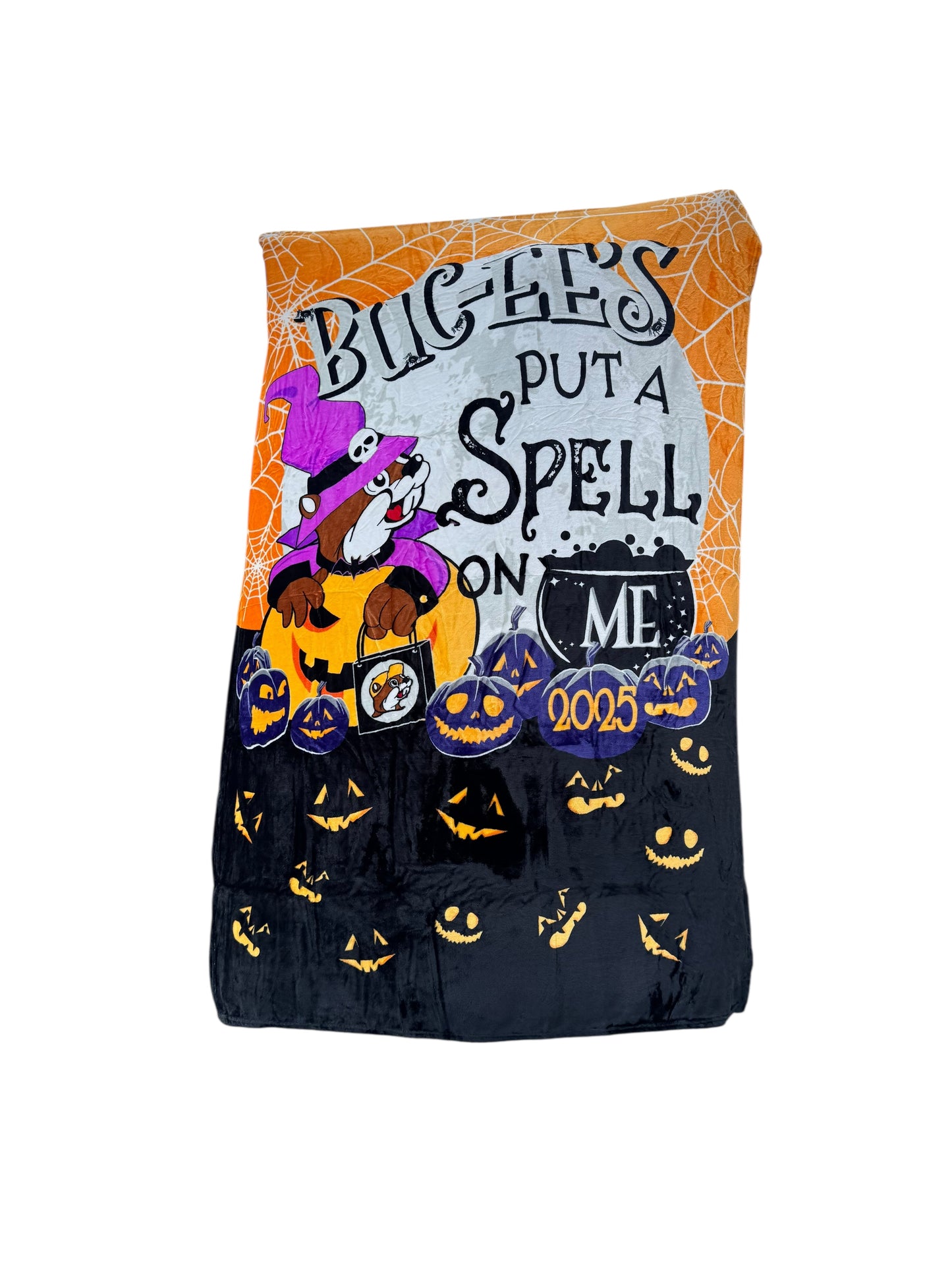 Buc-ee’s Halloween Blanket 2025 – “Cast a Spell on Me” Cozy Throw