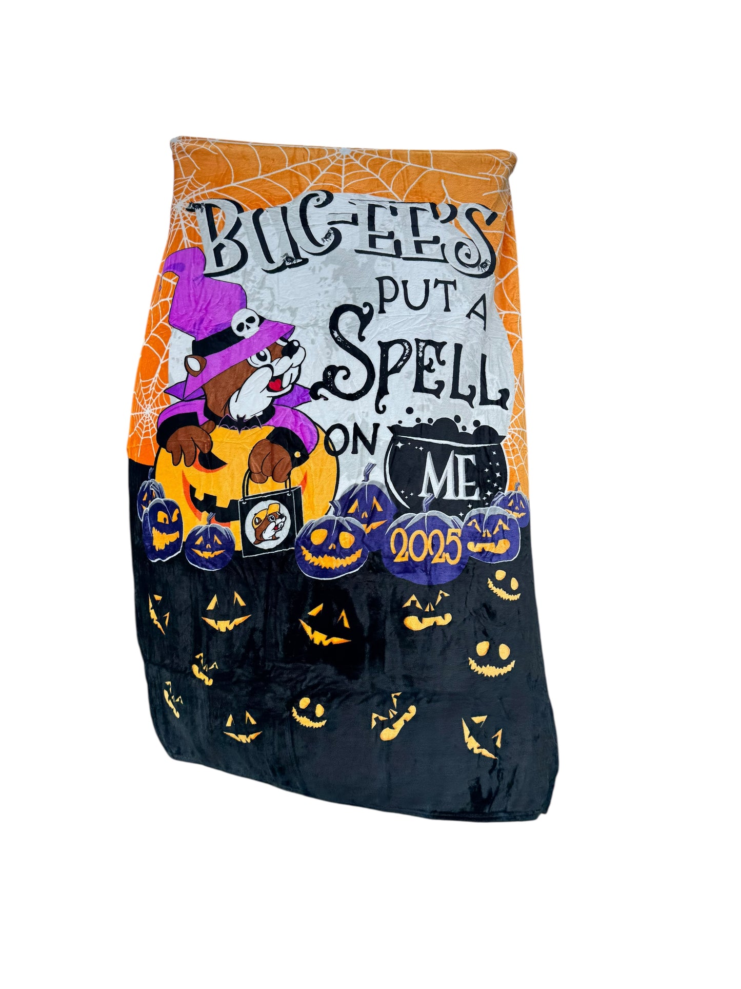 Buc-ee’s Halloween Blanket 2025 – “Cast a Spell on Me” Cozy Throw
