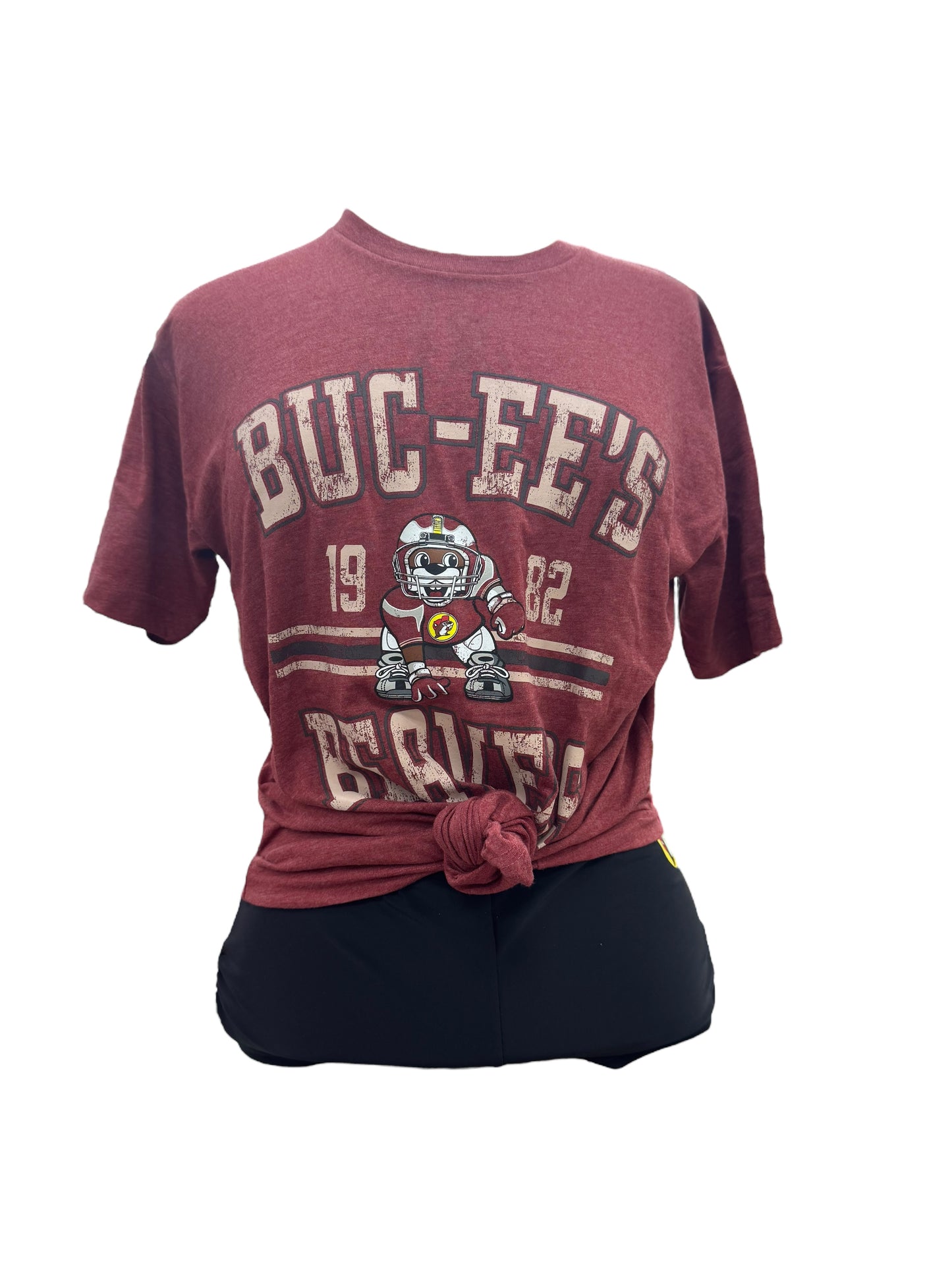 Buc-ee’s Football Graphic T-Shirt – Vintage Style 1982 Logo Tee