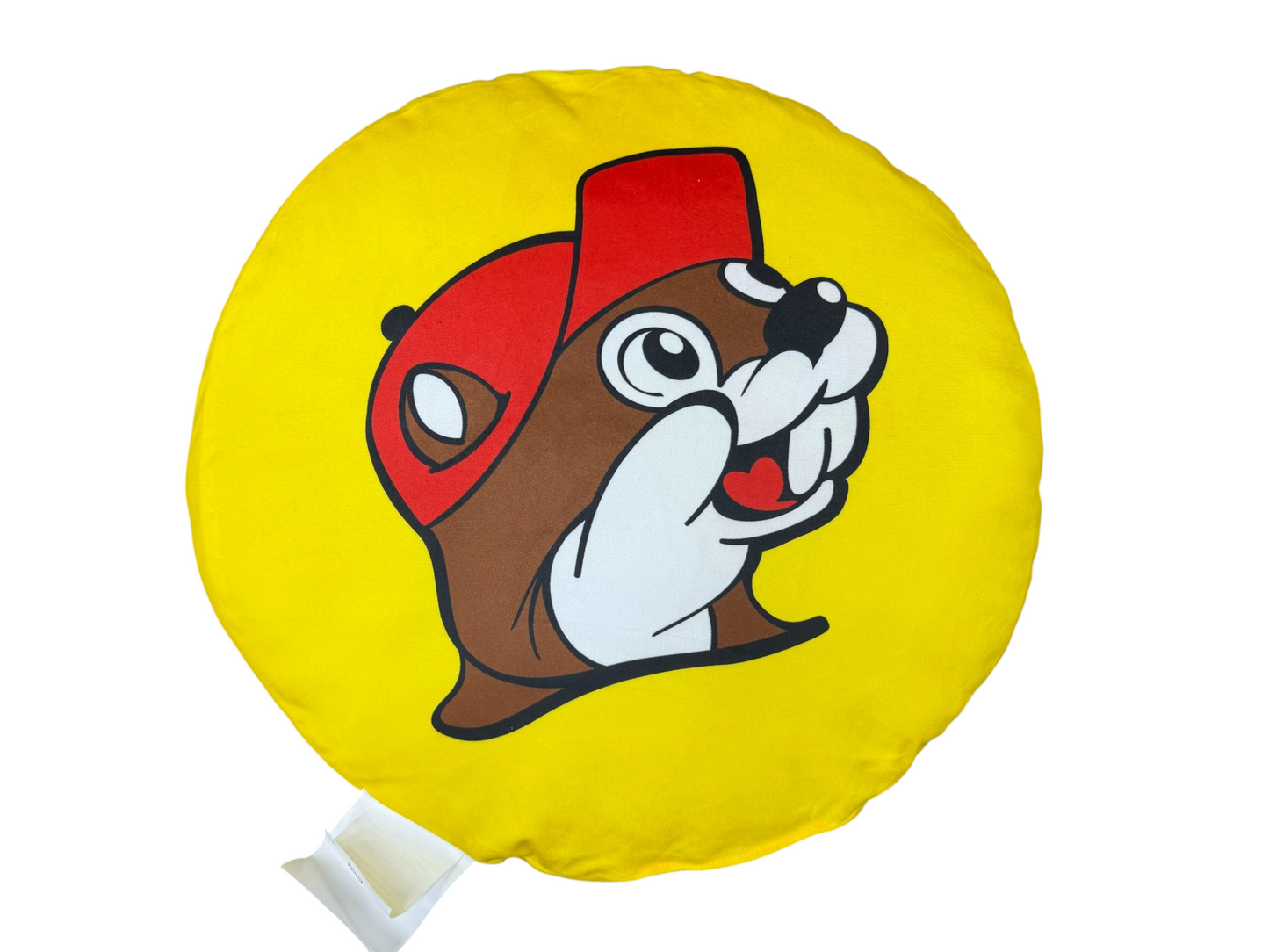 Buc-ee’s Round Beaver Cushion Pillow – Soft Plush Decorative Throw Pillow