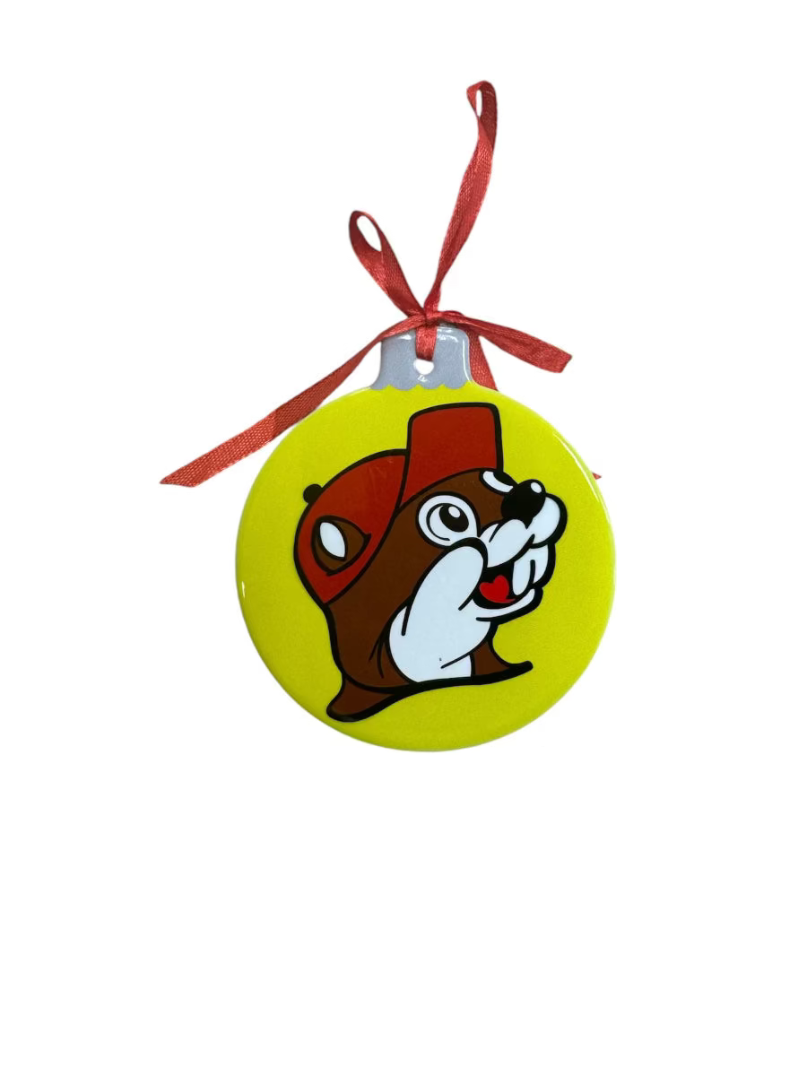 Buc-ee's Christmas Flat Ceramic Ornaments