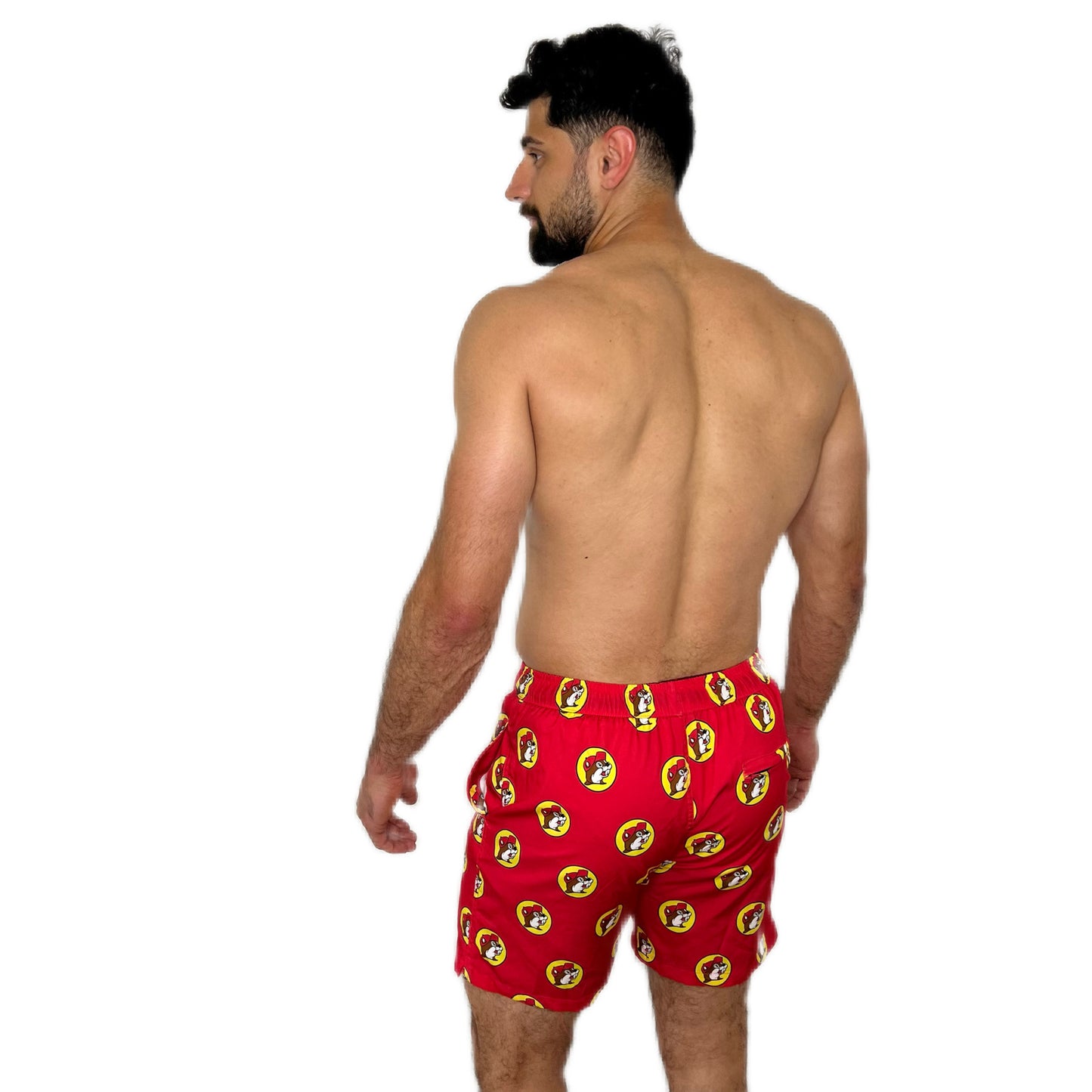 Buc-ee's Swim Trunks Beaver Logo buc ees buc ee's bucees buccees buc-ees