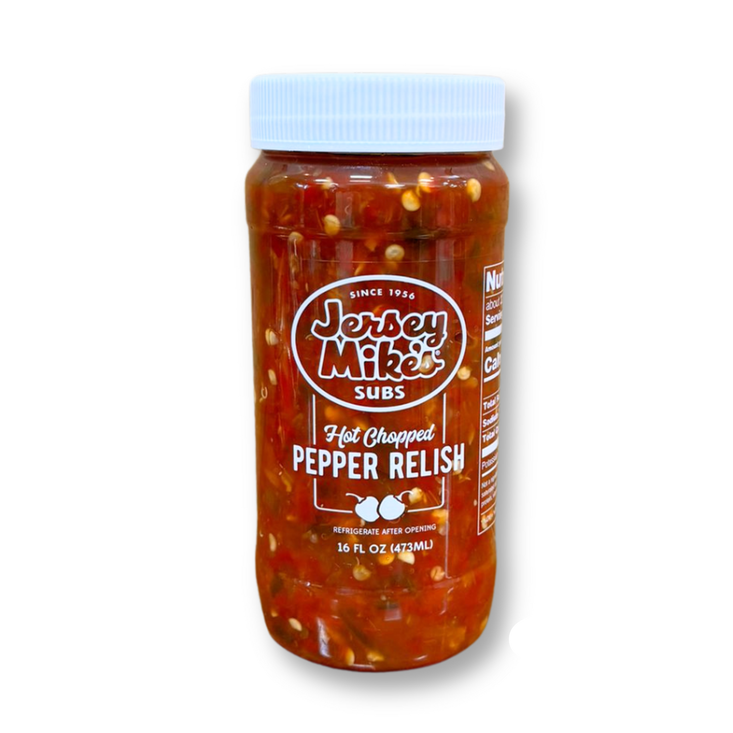 Jersey Mike's Subs Hot Chopped Pepper Relish, 16 oz