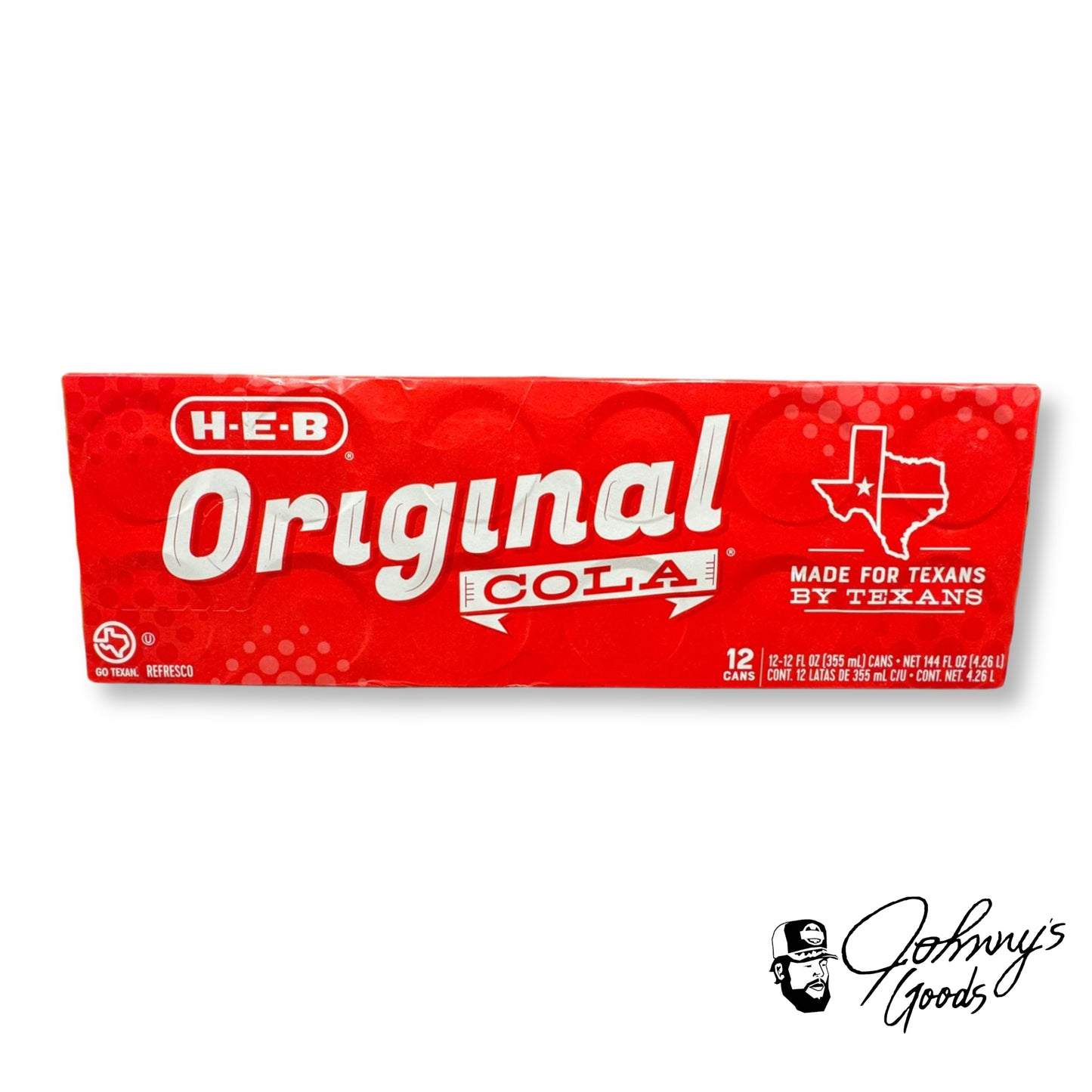 Heb soda can 12 pack flavor sugar cola sweet original cola soda flavor