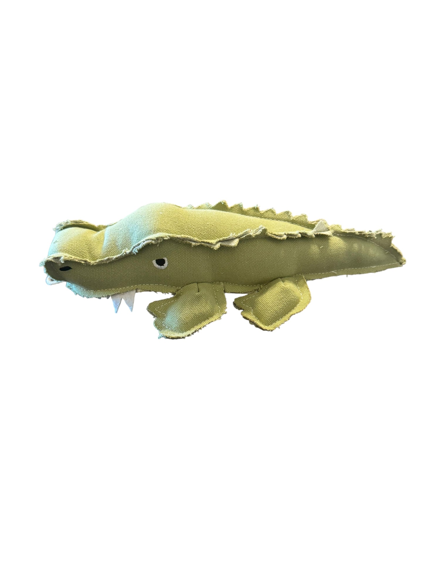Buc-ee’s Durable Canvas Dog Toys – Alligator, Fish, & Armadillo