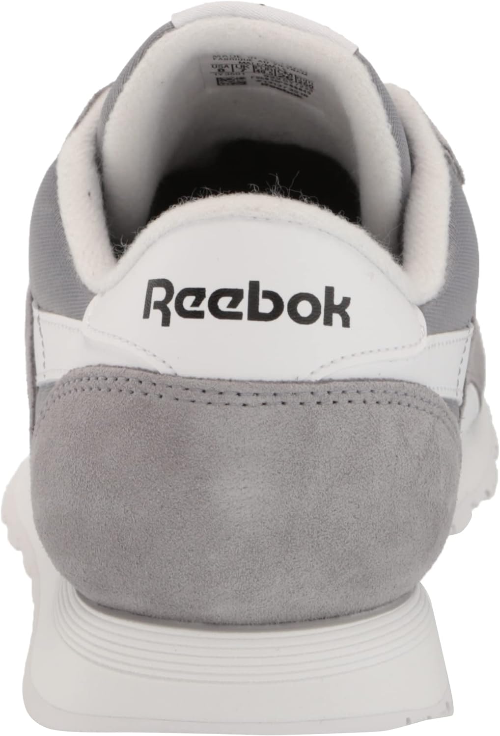 Reebok Men's Classic Nylon Sneaker 11 Pure Grey White