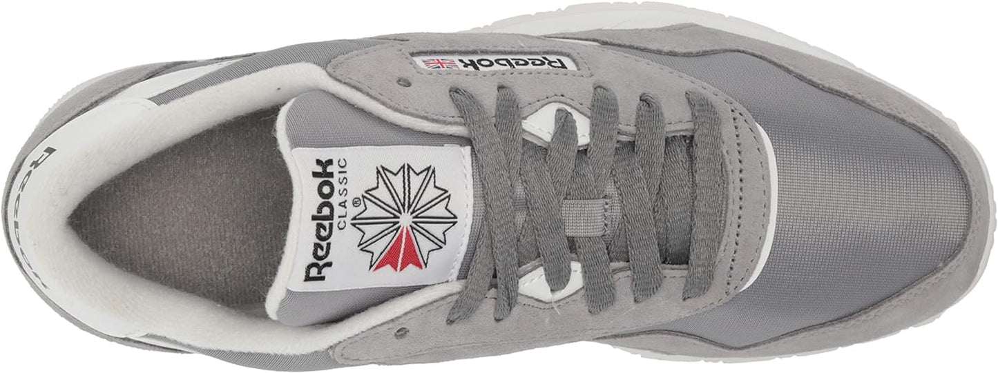 Reebok Men's Classic Nylon Sneaker 11 Pure Grey White