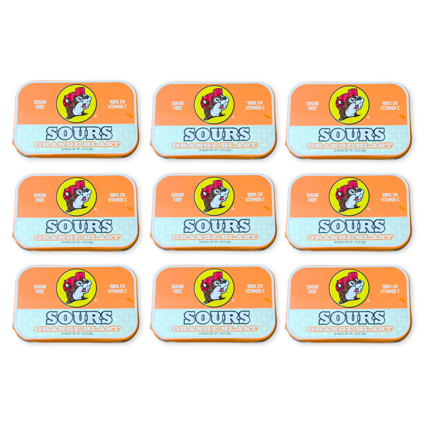 Buc-ee's Flavored Mints and Sours buc ees buc ee's bucees buccees buc-ees