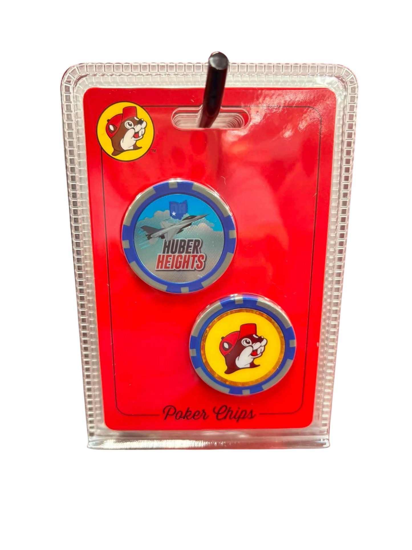Buc-ee's Huber Heights Ohio Collectible Poker Chip Set – 2-Piece Souvenir Gaming Chips