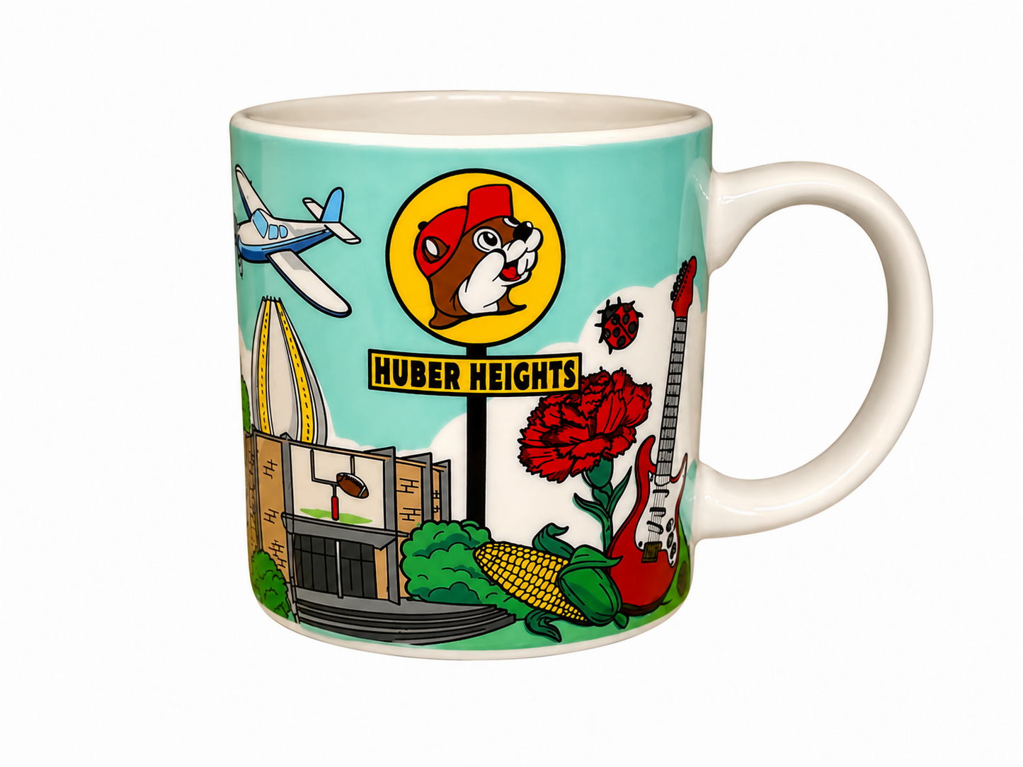 Buc-ee's Huber Heights Ohio Ceramic Coffee Mug – Collectible 11 oz Souvenir Cup