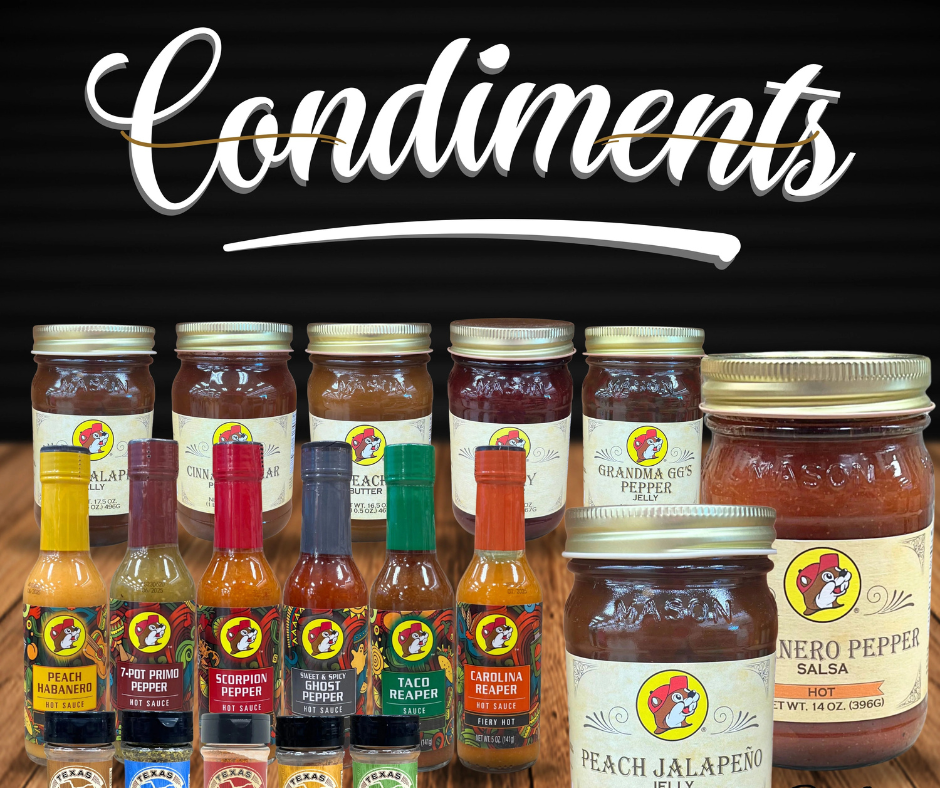 Buc-ee's Condiments