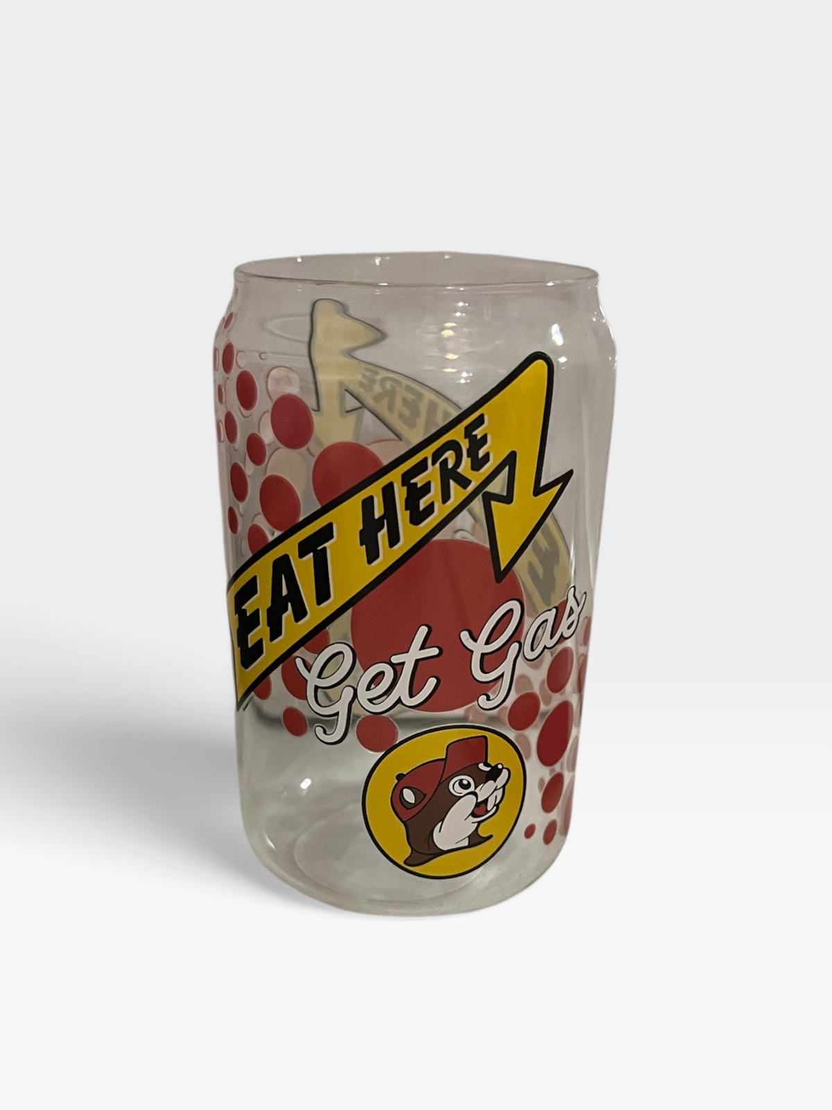 Buc-ee’s Glass Can Cup – Assorted Designs