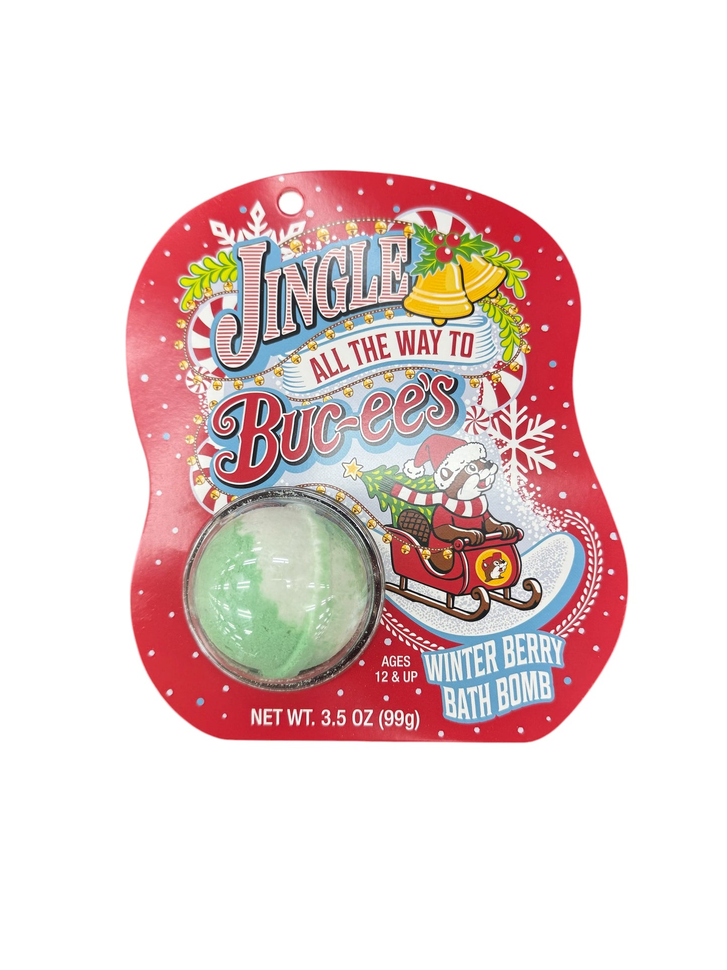Buc-ee’s Holiday Bath Bombs & Shower Steamers – Winter Berry & Sugar Plum Scents