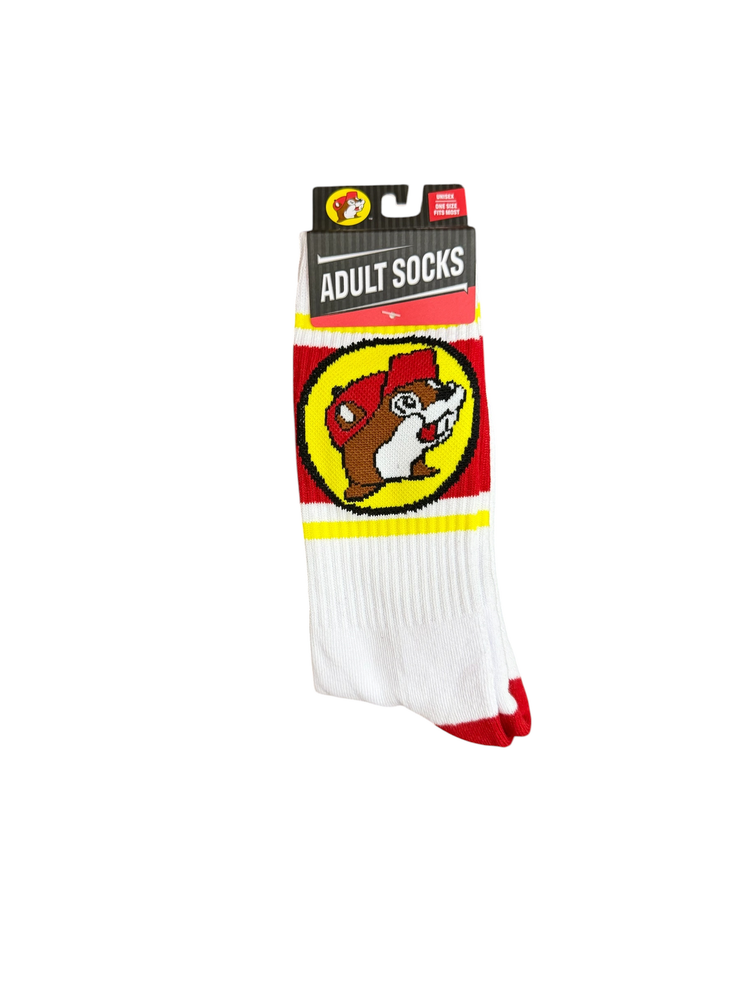 Buc-ee’s Adult Crew Socks – Multiple Styles – Unisex One Size Fits Most