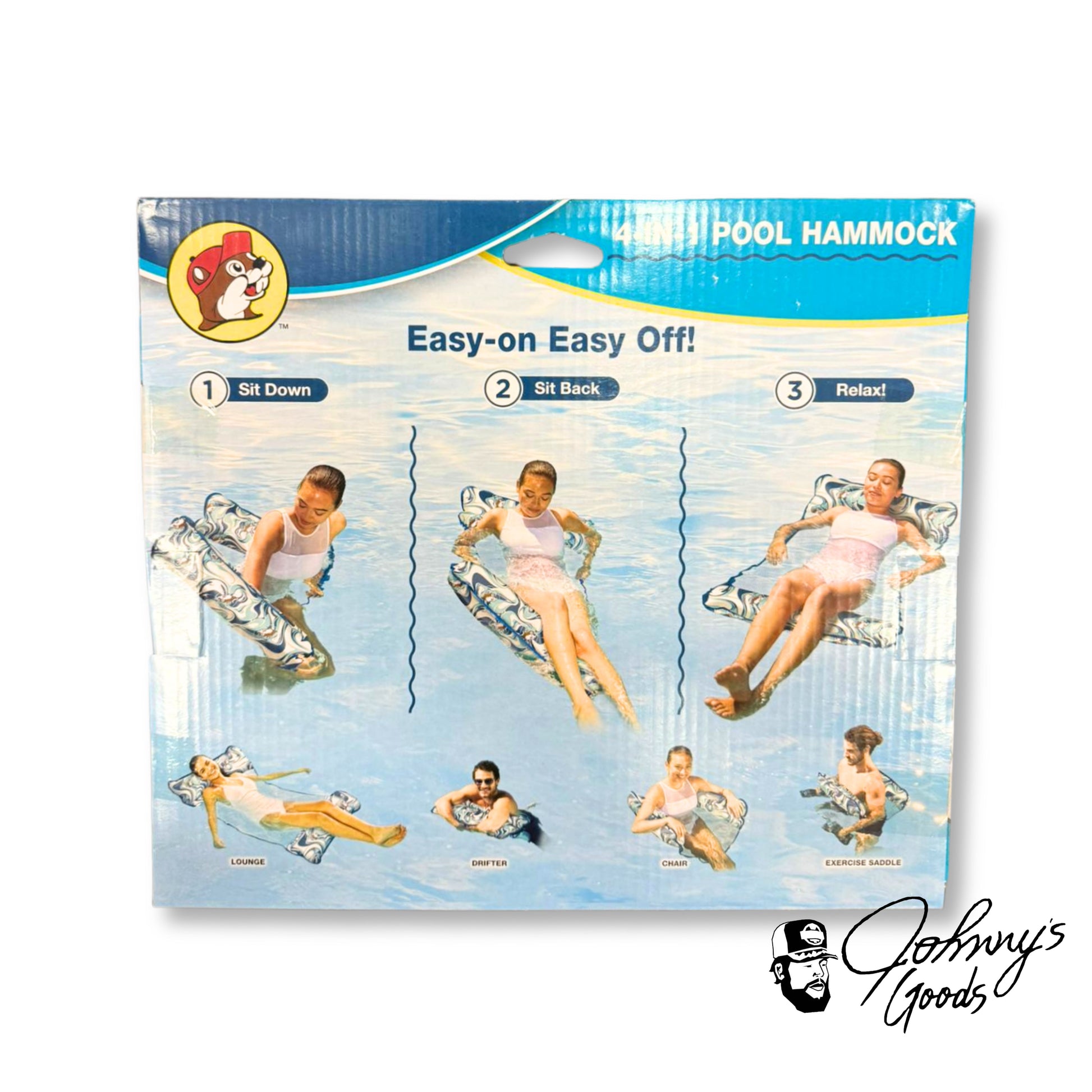 Buc-ee's 4-in-1 Pool Hammock 44 inches buc ees buc ee's bucees buccees buc-ees
