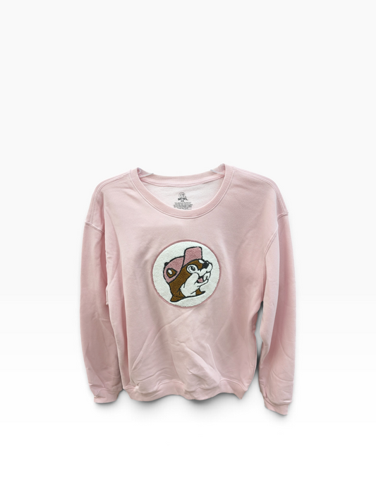 Buc-ee’s Pink Beaver Logo Sweatshirt & Jogger Set