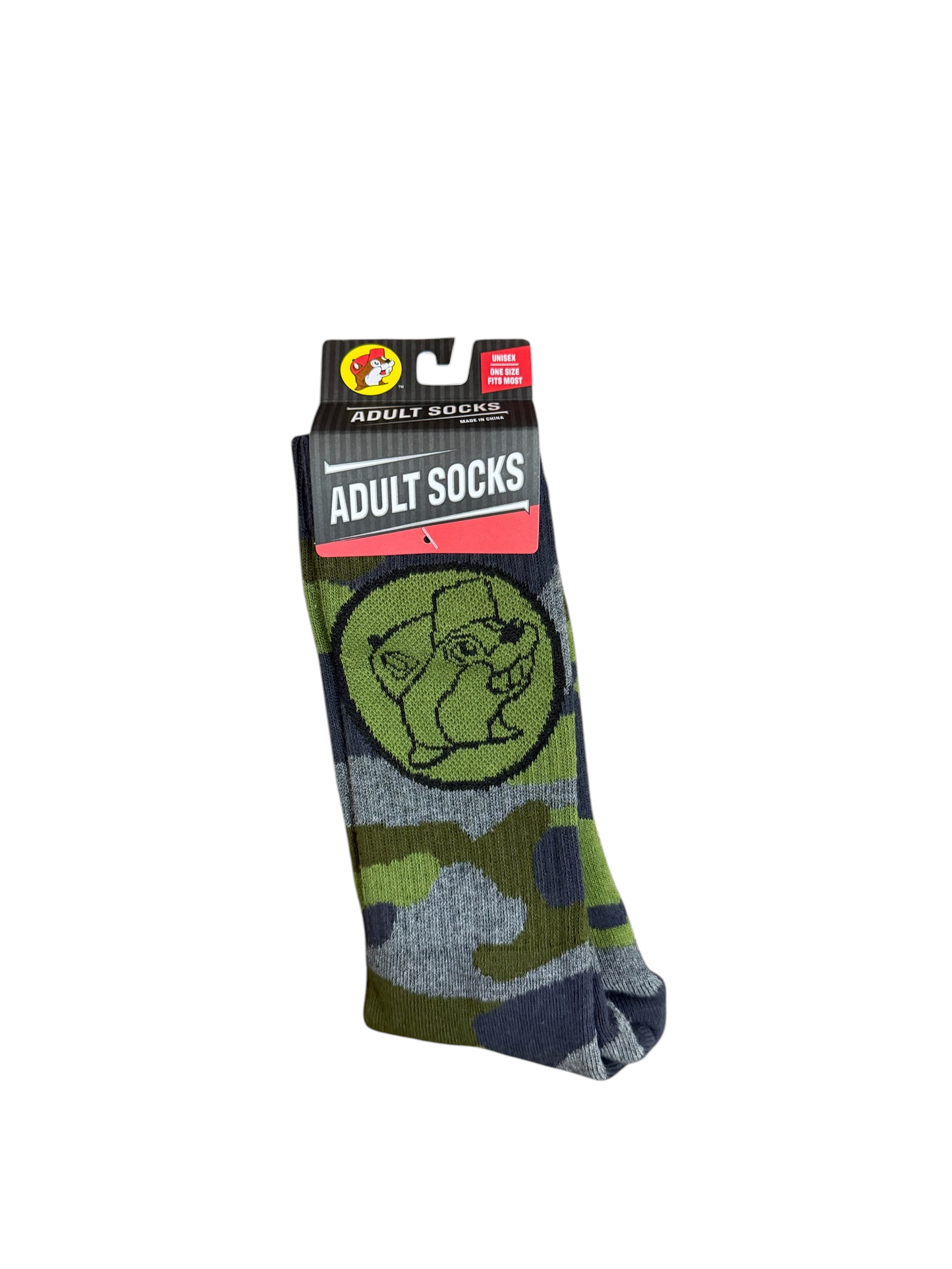 Buc-ee’s Adult Crew Socks – Multiple Styles – Unisex One Size Fits Most