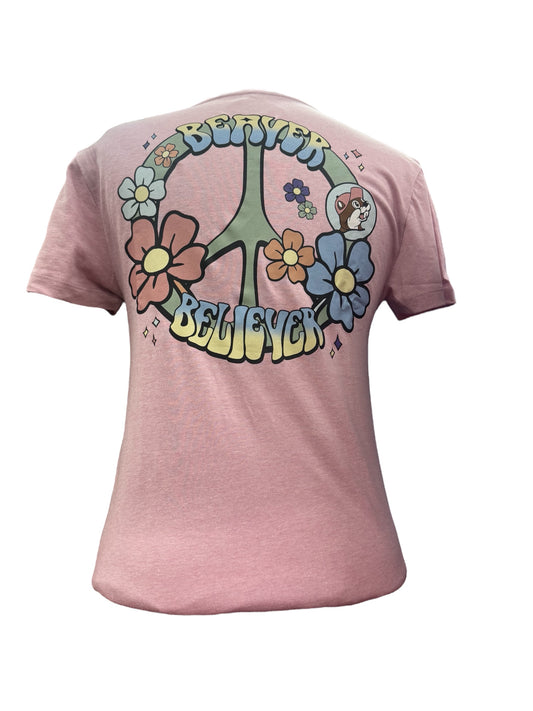 Buc-ee’s Pink Beavers Believer Tshirt