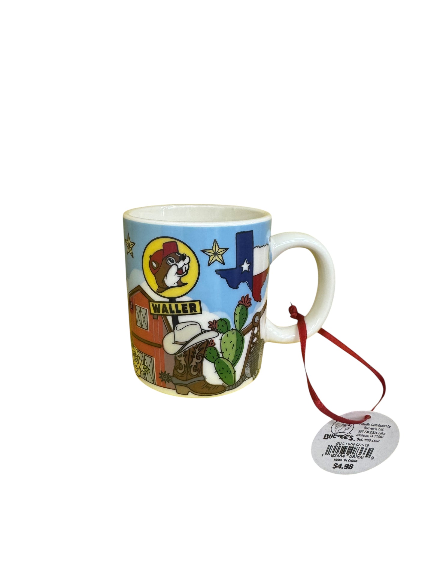 Buc-ee’s Location Ornament Mug – Collectible Texas Series