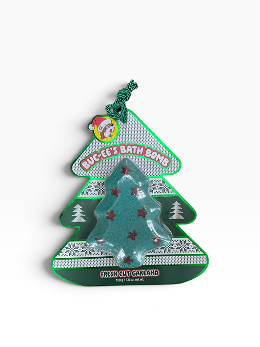 Buc-ee’s Christmas Bath Bombs – Peppermint Swirl & Fresh Cut Garland